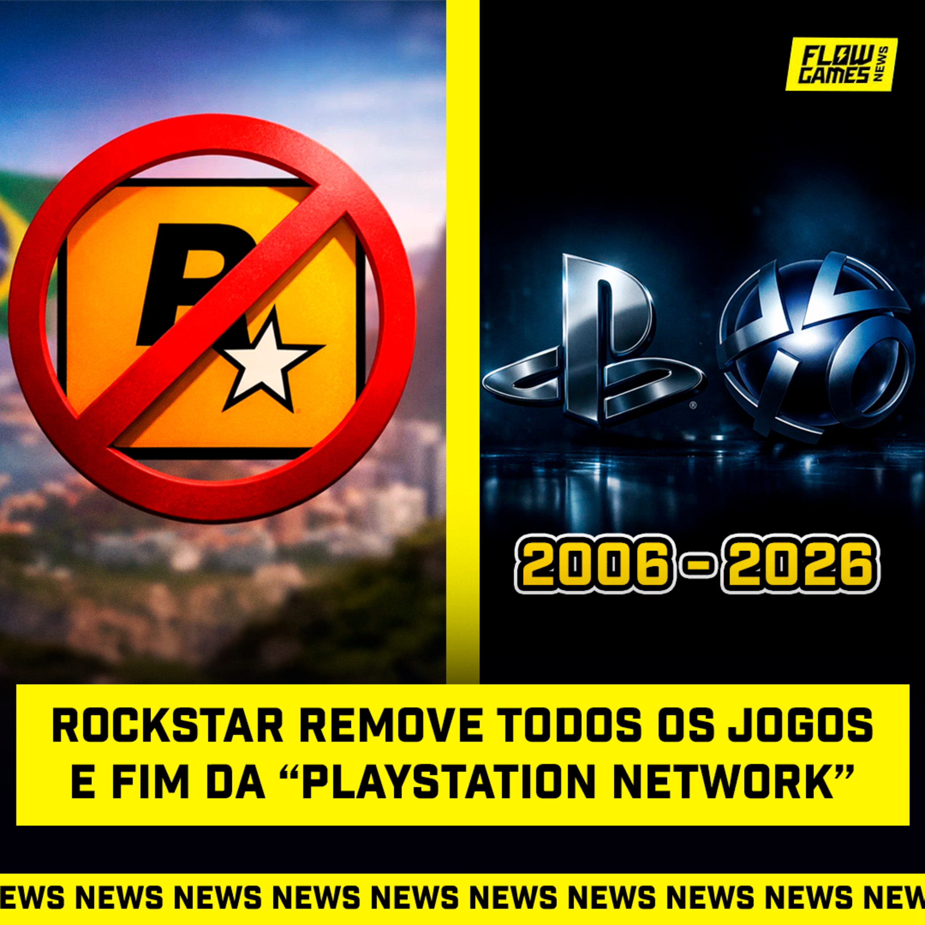 ROCKSTAR REMOVE TODOS OS GTA DE SUA LOJA NO BRASIL E FIM DA “PLAYSTATION NETWORK” - #FGN #217 episode artwork
