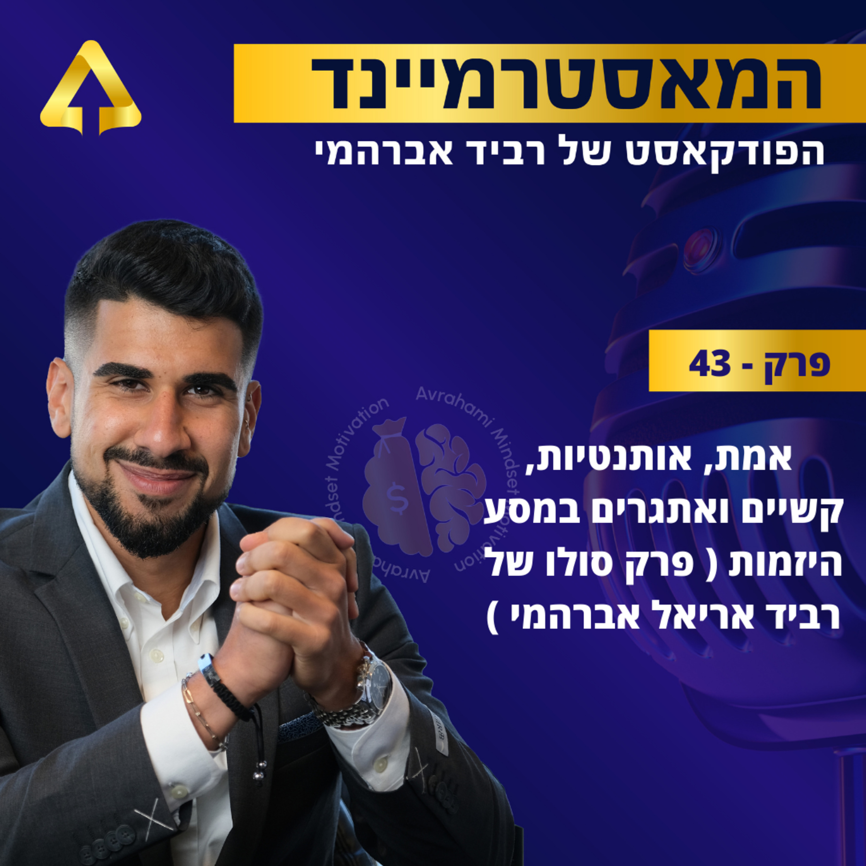  פרק 43 - אמת, אותנטיות, קשיים ואתגרים במסע היזמות ( פרק סולו של רביד אריאל אברהמי )  episode artwork