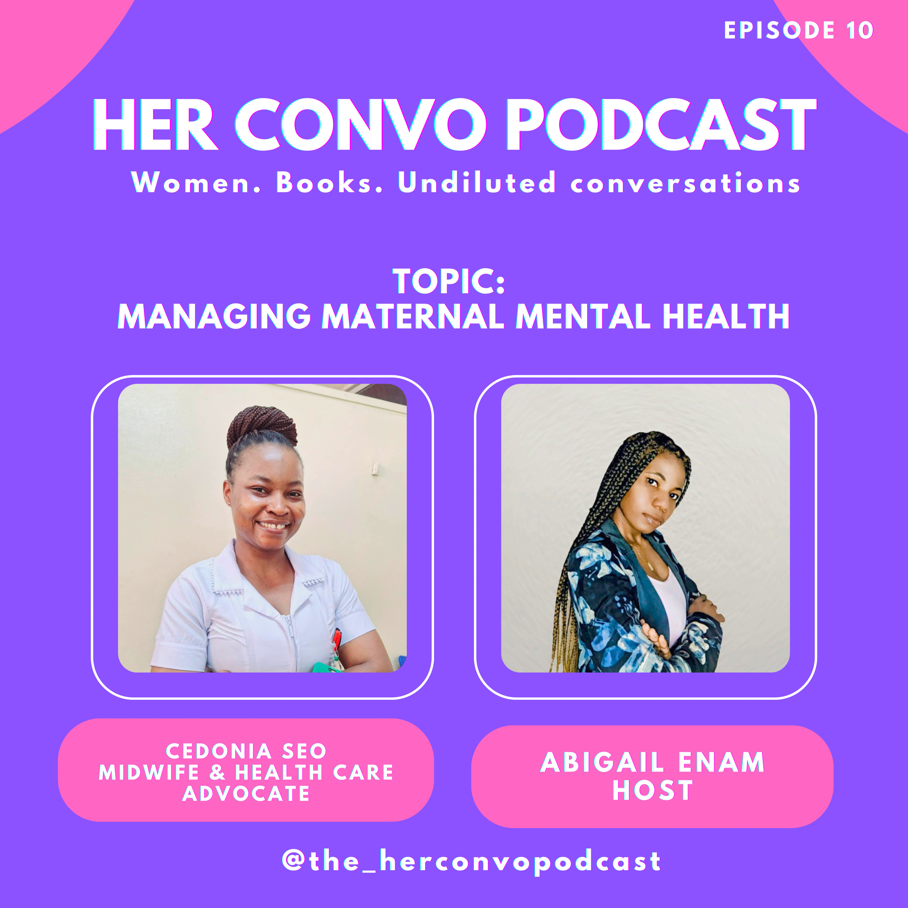 Episode 10- Breaking the myths on Maternal Mental Health episode artwork