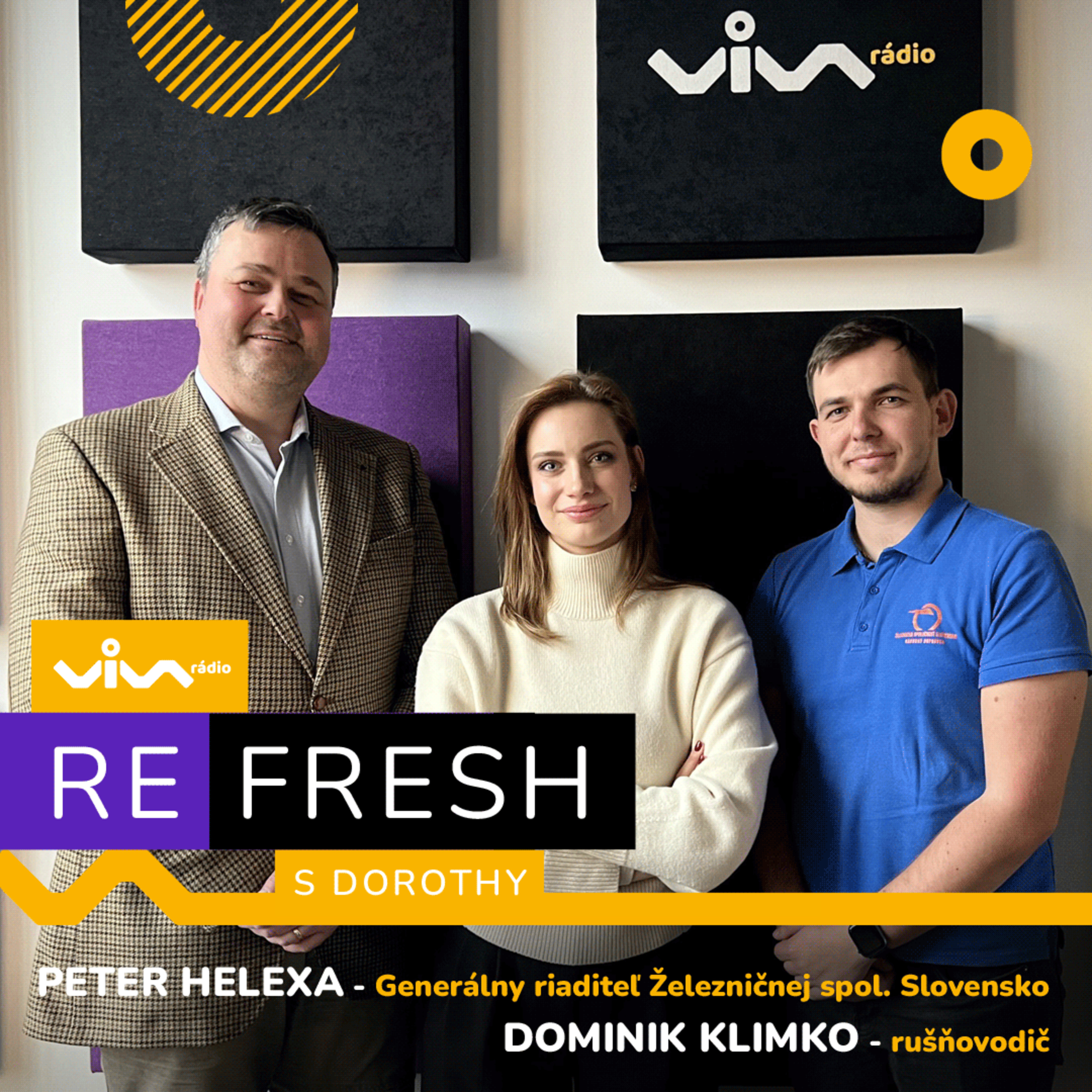 Generálny riaditeľ Železničnej spoločnosti Slovensko Peter Helexa a rušňovodič Dominik Klimko episode artwork