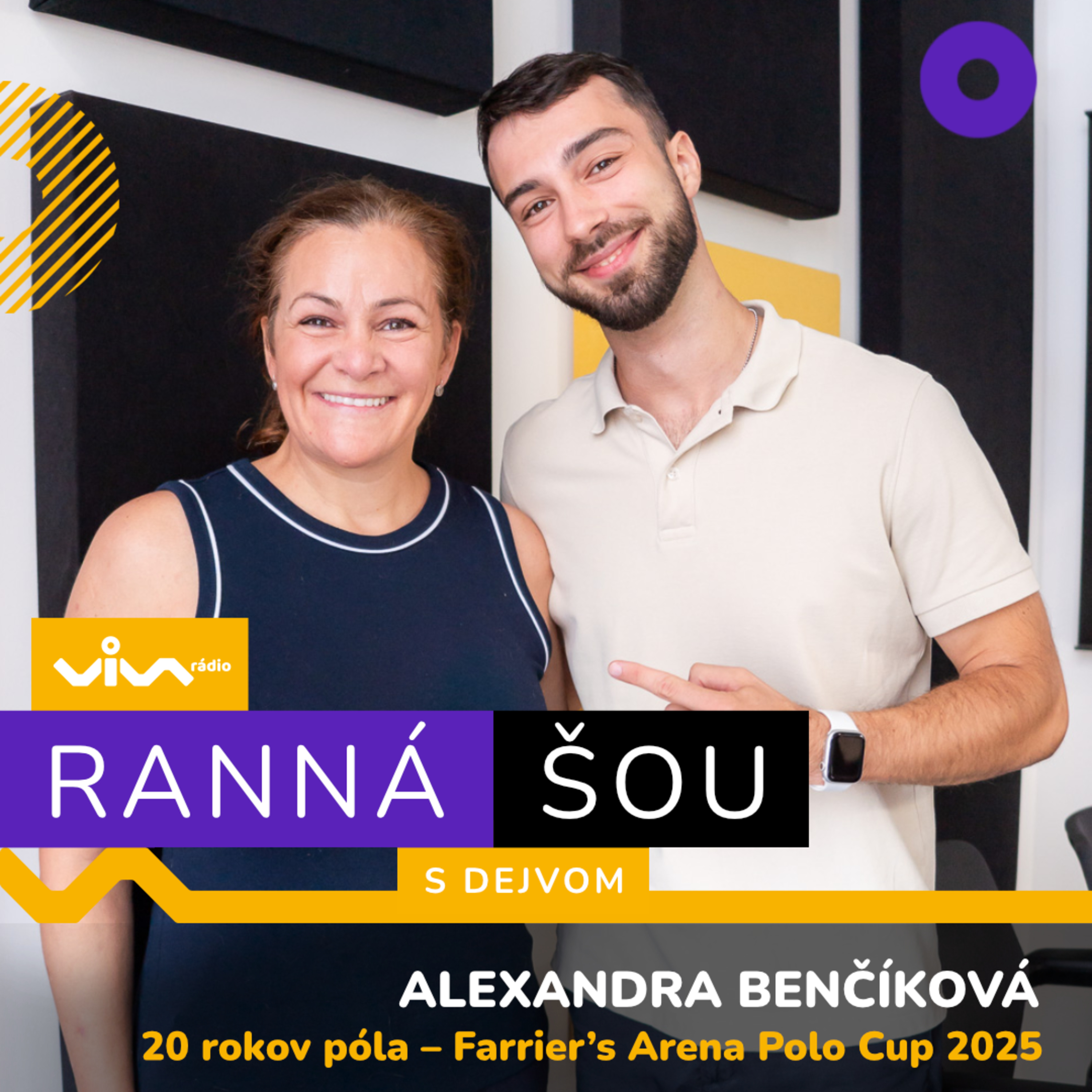 Ranná šou / Alexandra Benčíková - Farrier's Arena Polo Cup 2025! episode artwork