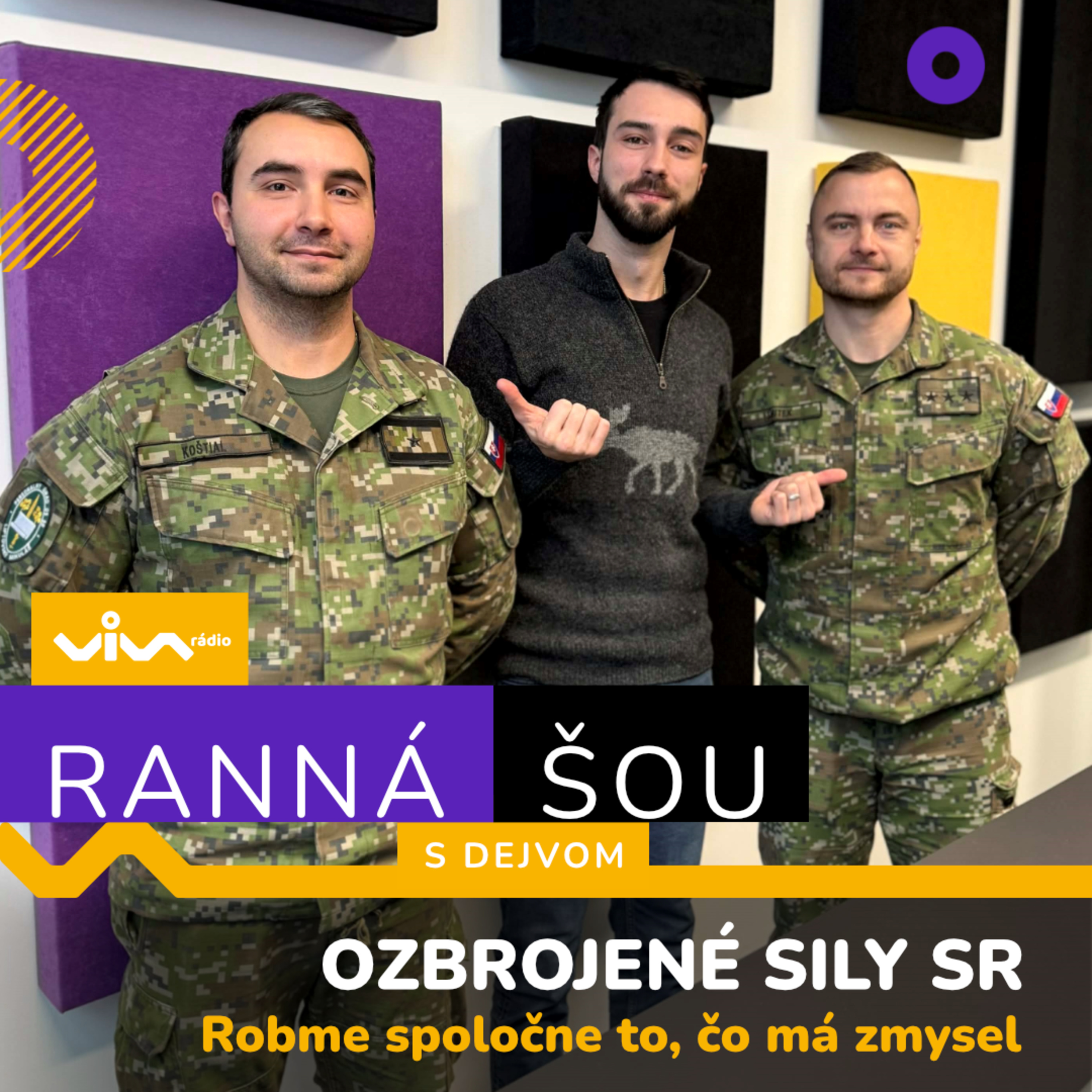 Ranná šou / MJR. Peter Koštial a KPT. Juraj Smitek – Ozbrojené sily SR episode artwork