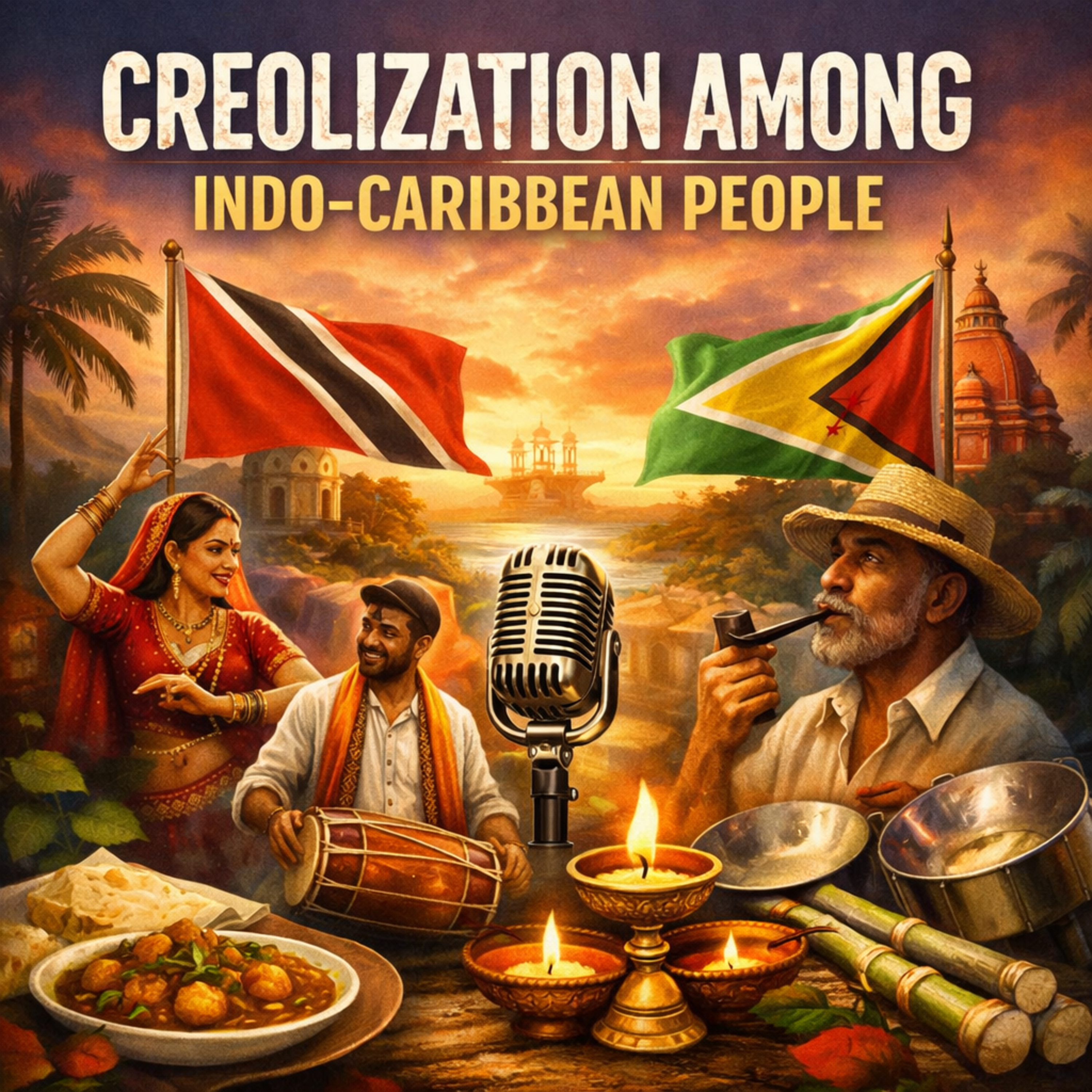 Which Indo-Caribbean group creolized the most?