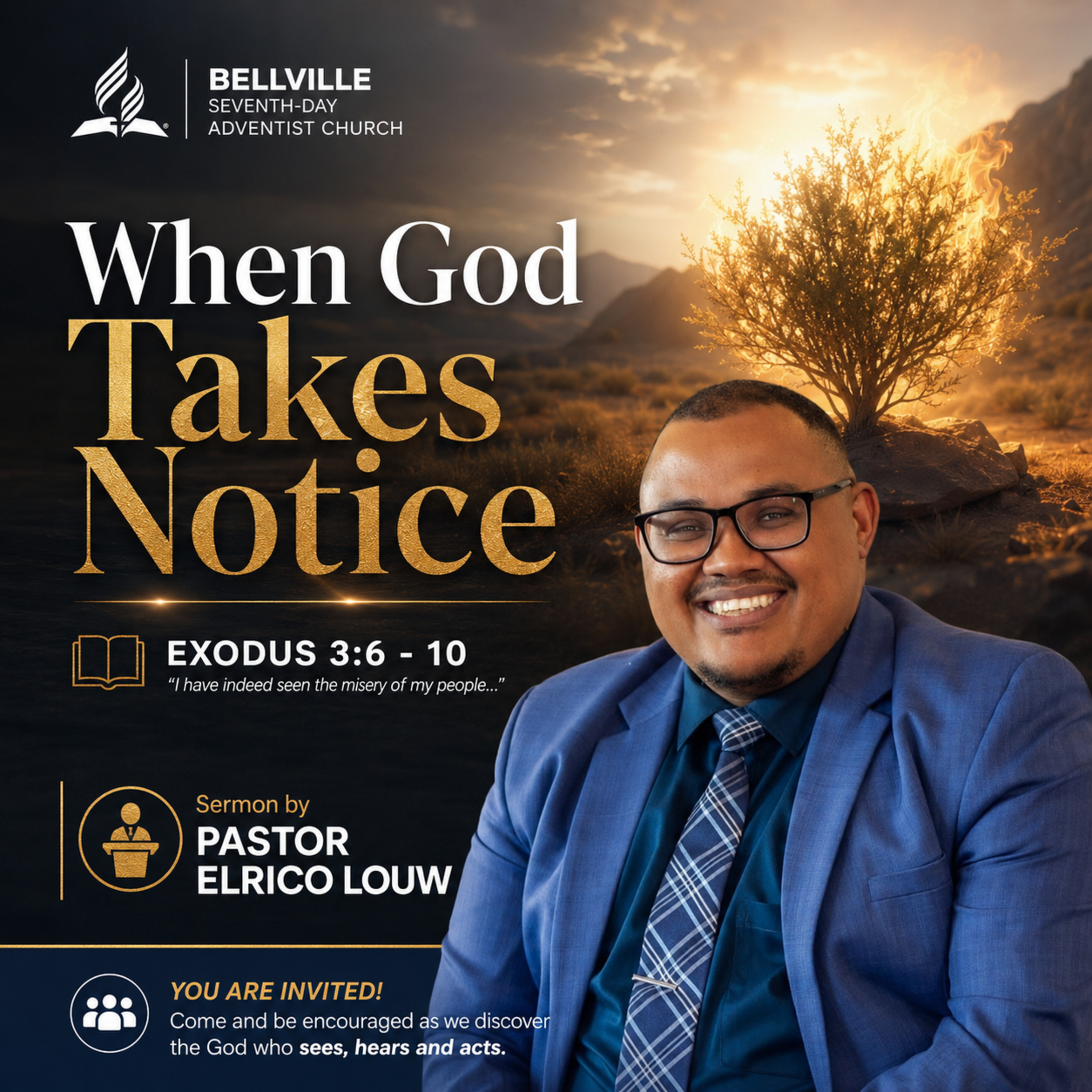 When God Takes Notice | Pastor Elrico Louw | 27 June 2026 episode artwork