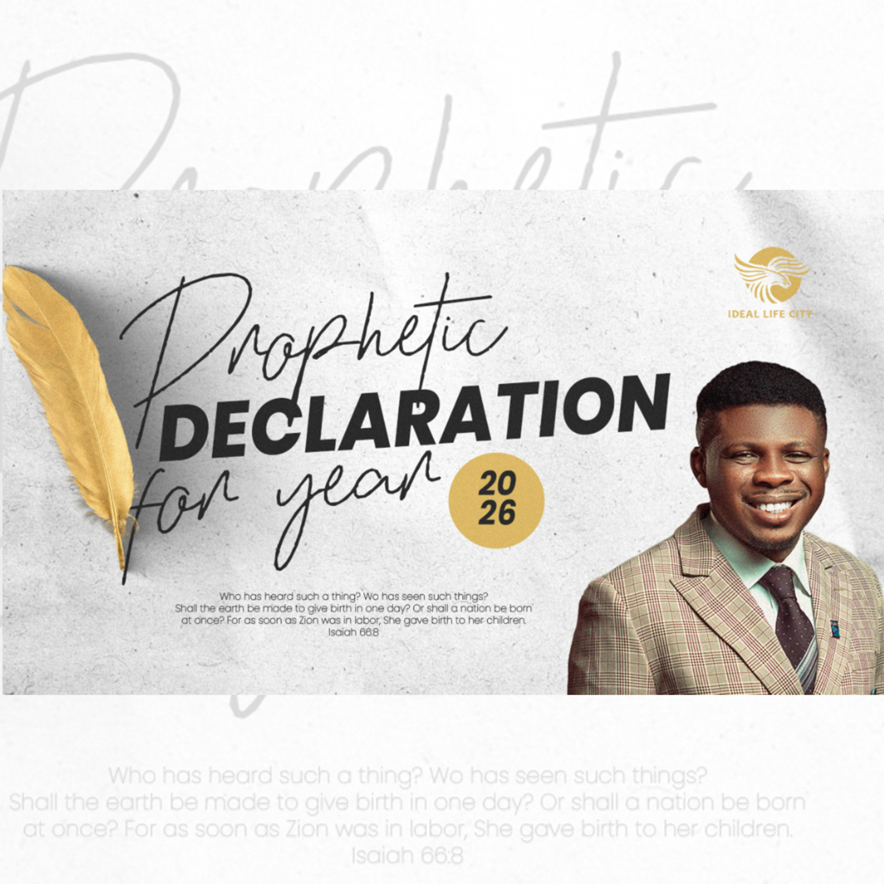 PROPHETIC DECLARATION FOR 2026 episode artwork