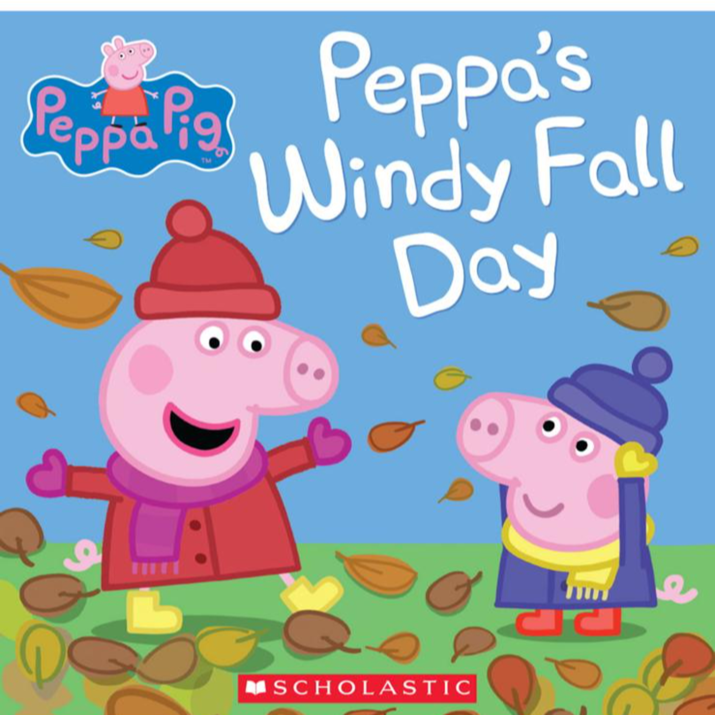 peppa pig - peppa's family out in a windy fall day by scholastic. funny readalong