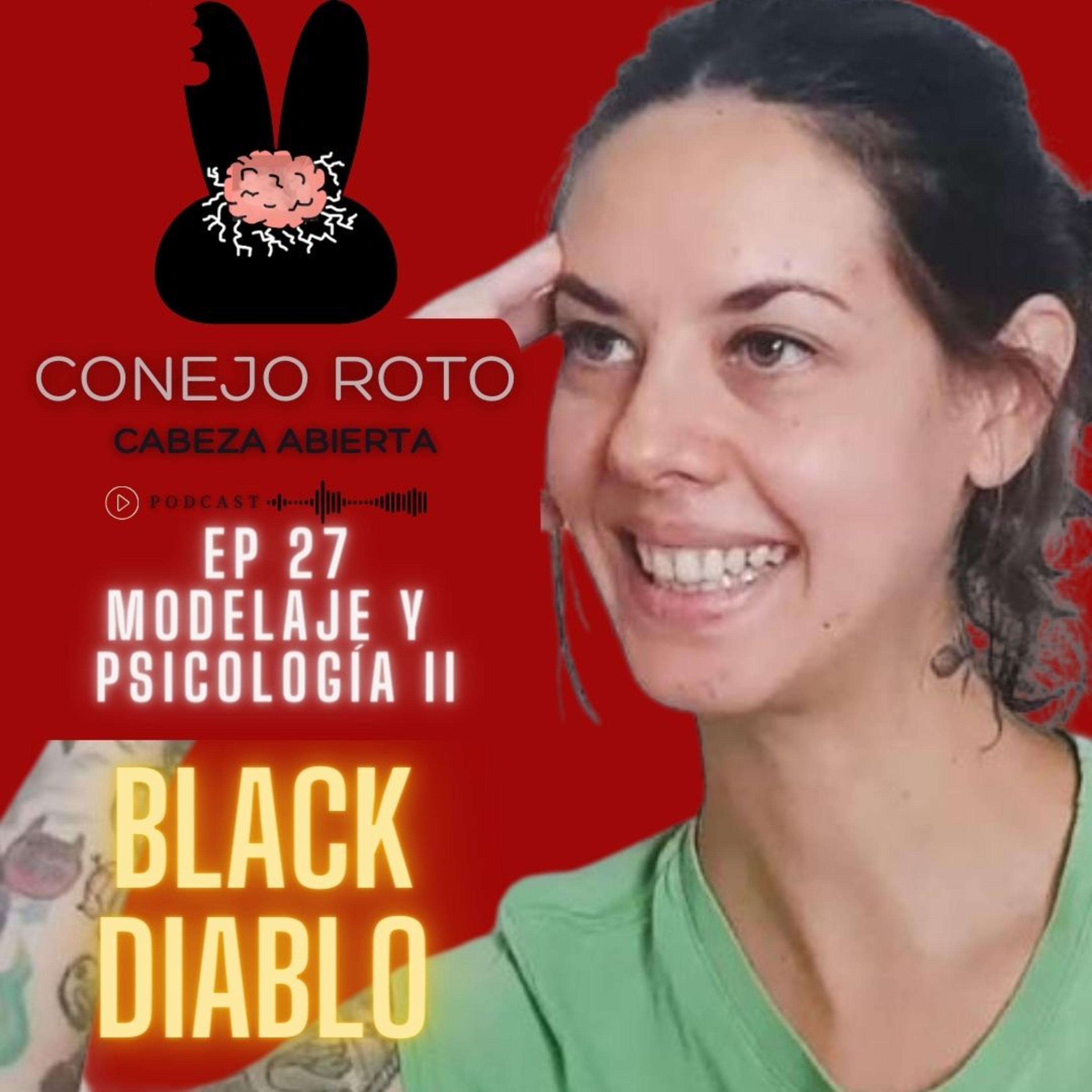 Conejo Roto Cabeza Abierta