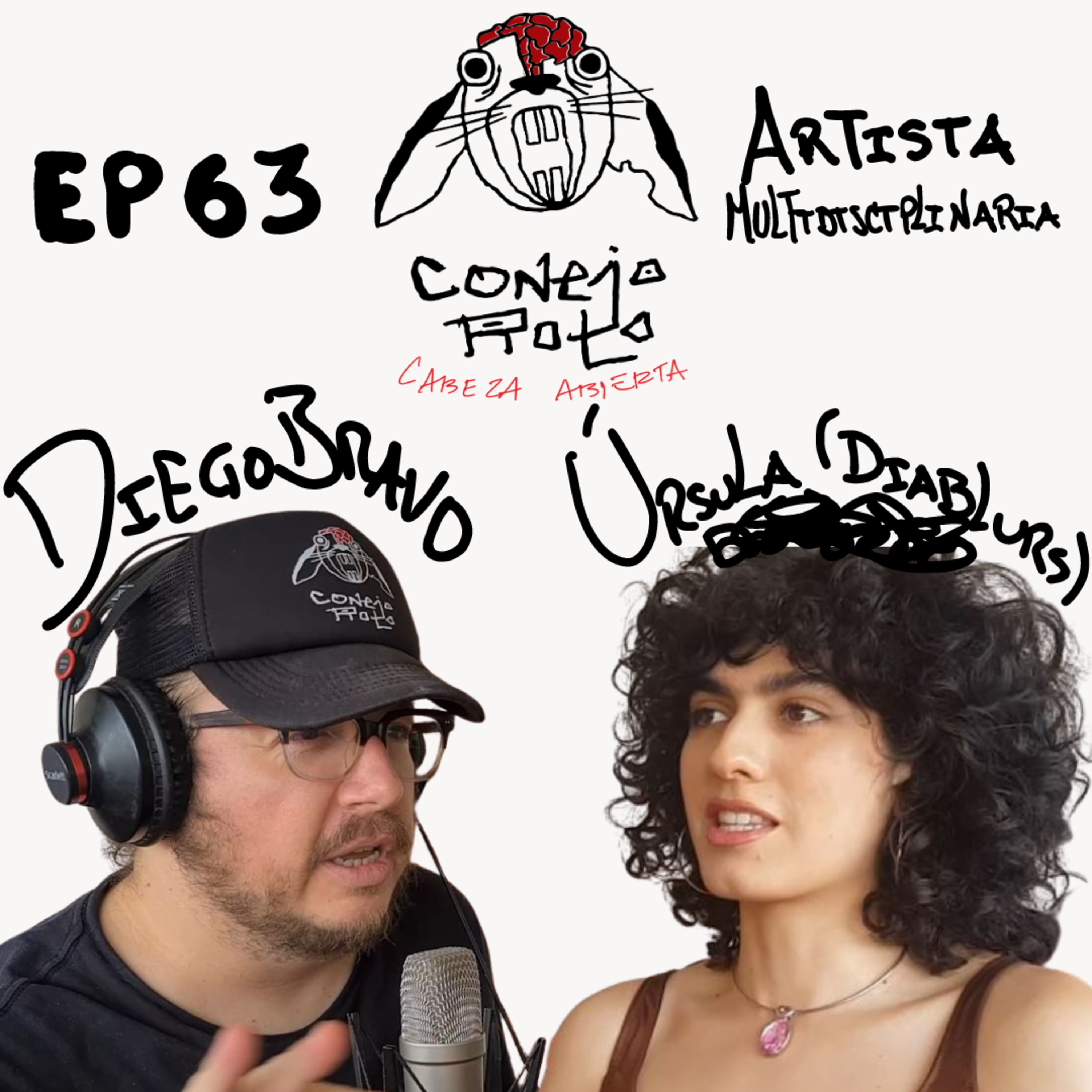 Conejo Roto Cabeza Abierta