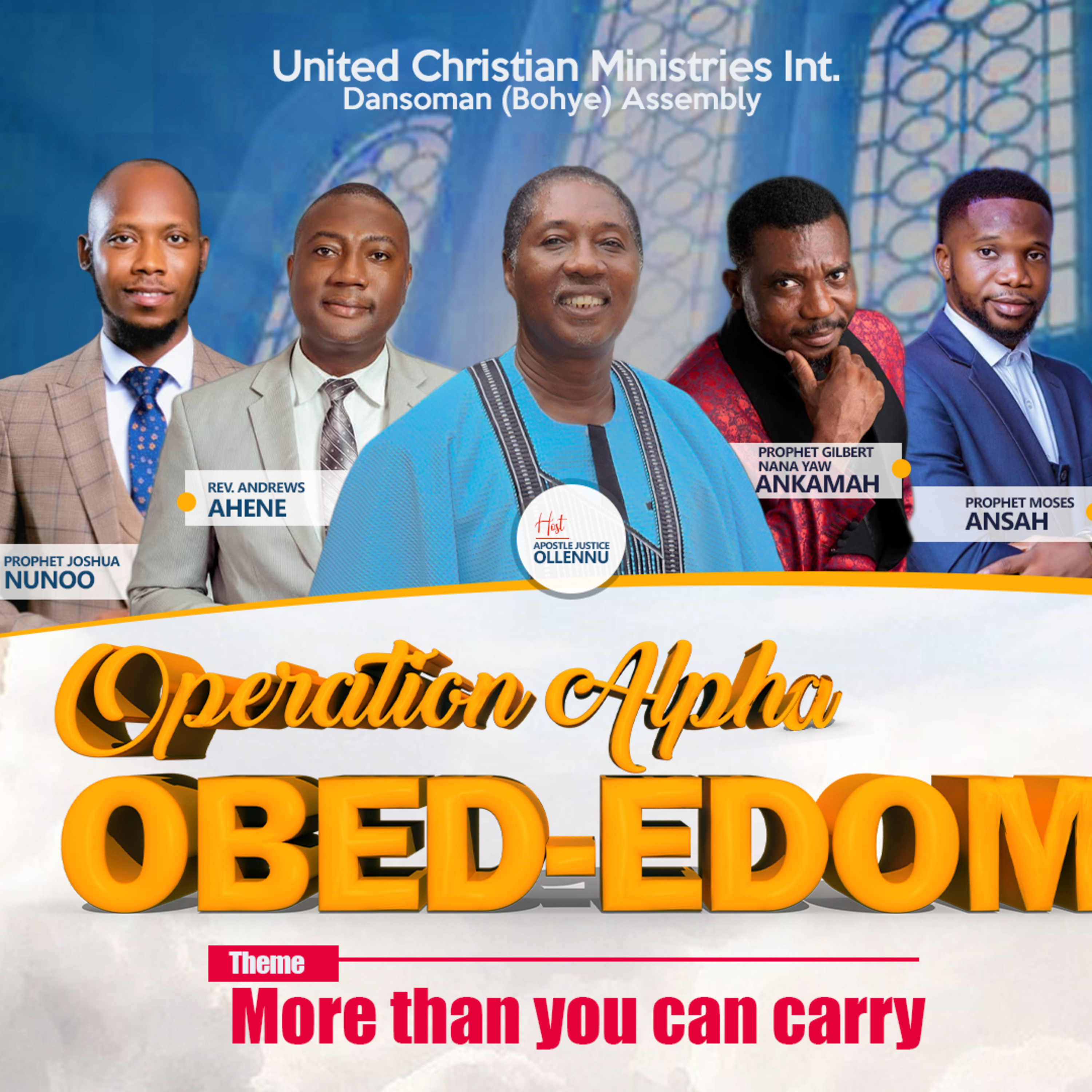 UNITED CHRISTIAN MINISTRIES INTERNATIONAL (BOHYE ASSEMBLY)
