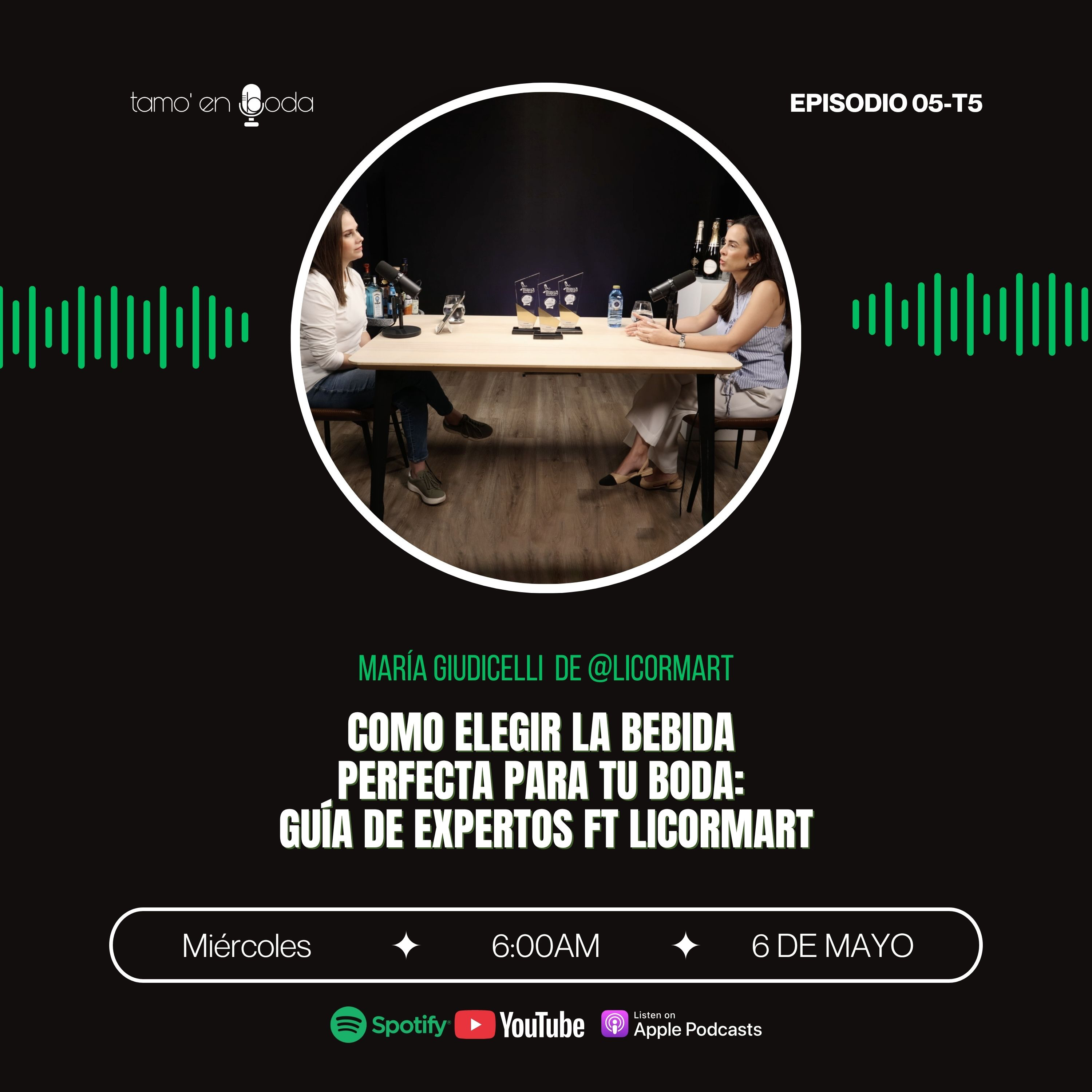 EP5-T5 Como elegir la bebida perfecta para tu boda: guía de expertos ft Licormart