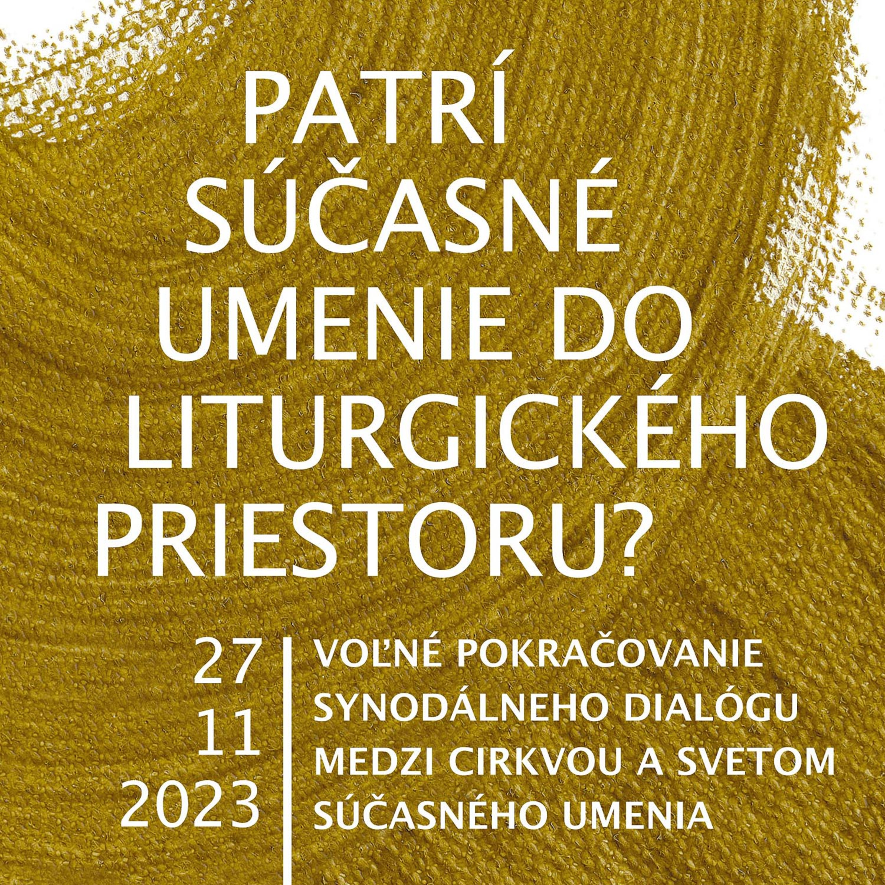 #15 Patrí súčasné umenie do liturgického priestoru? 27. 11. 2023 episode artwork