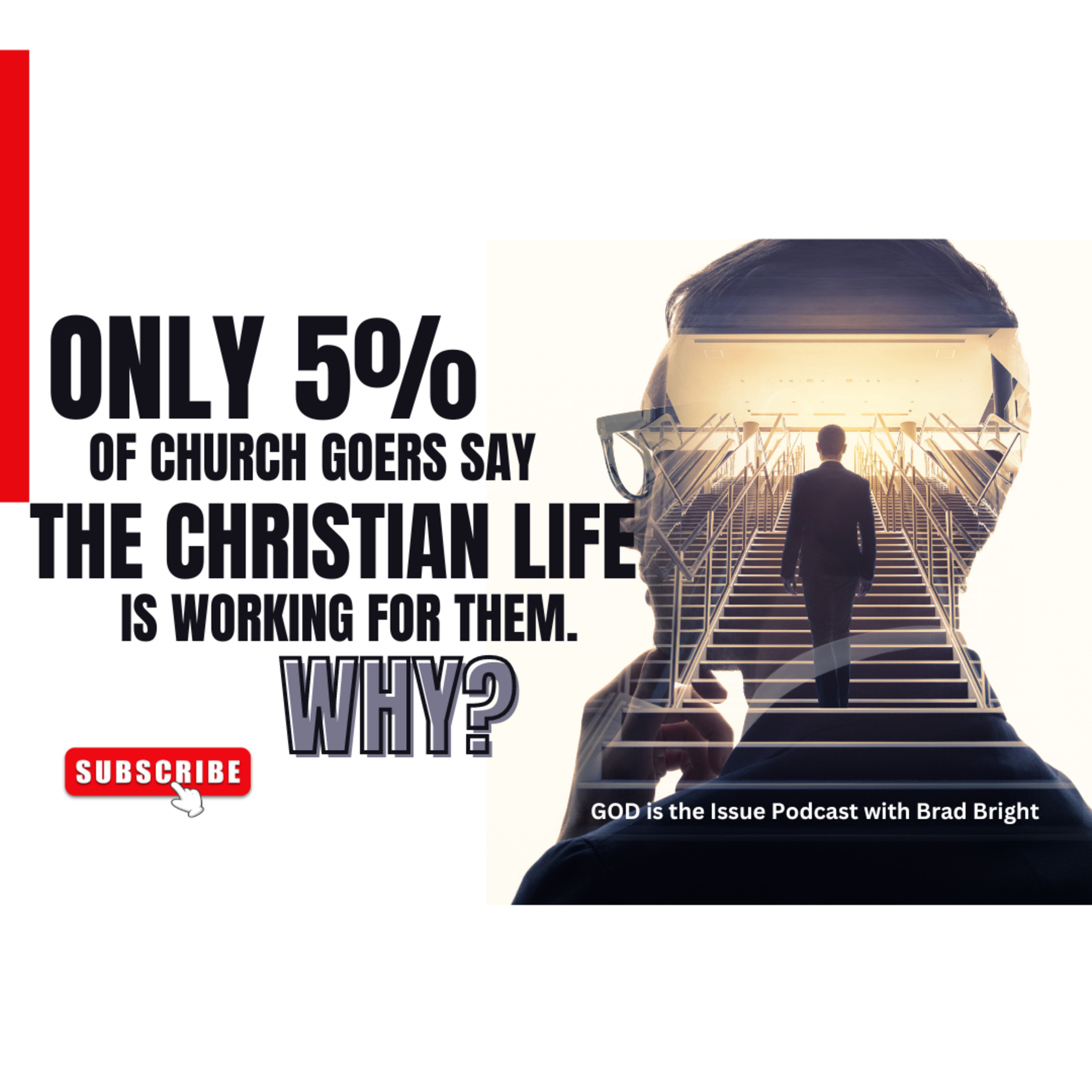 Only 5% of Church goers say the Christian Life is Working for Them, WHY!? episode artwork