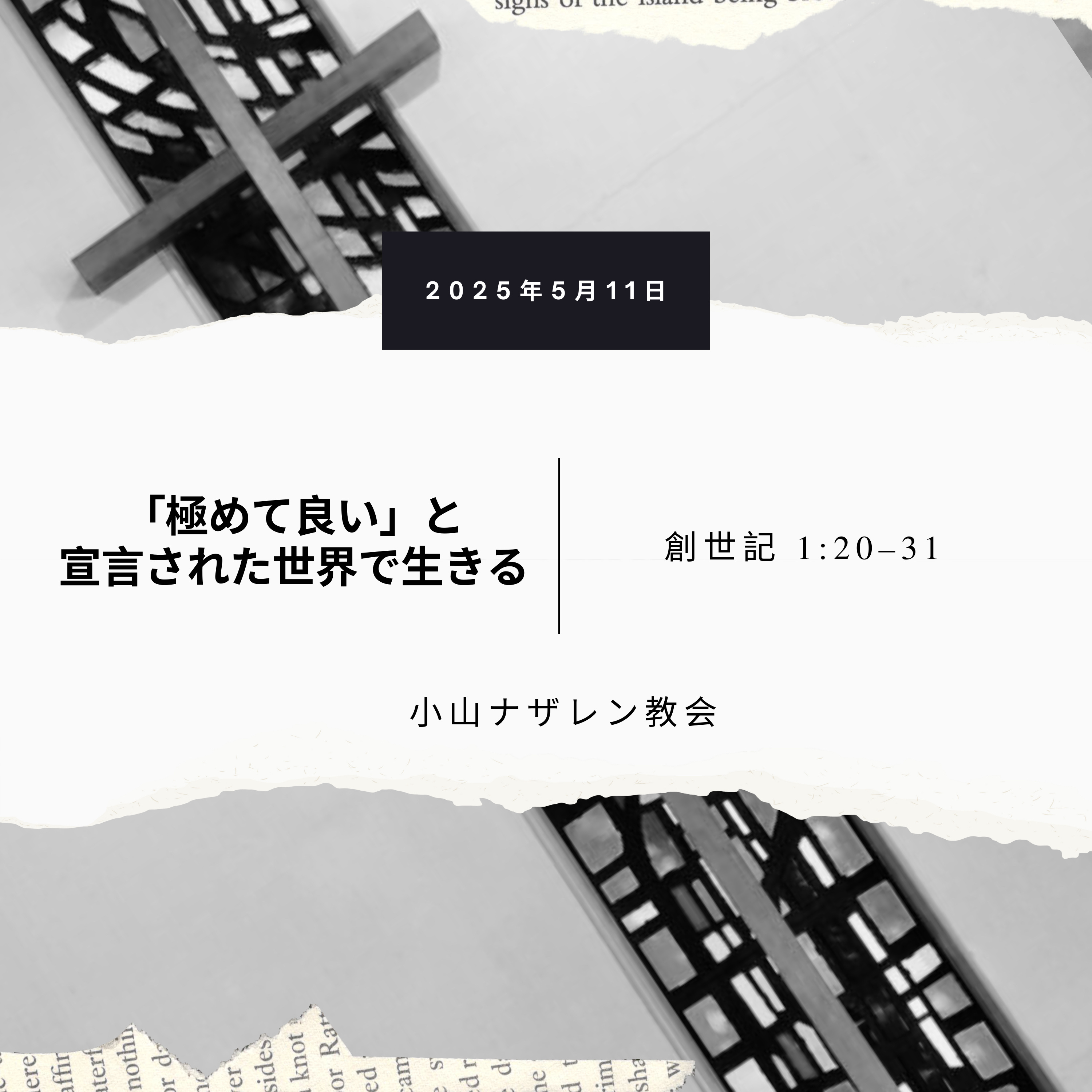 「極めて良い」と宣言された世界で生きる（稲葉基嗣） – 創世記 1:20–31 episode artwork