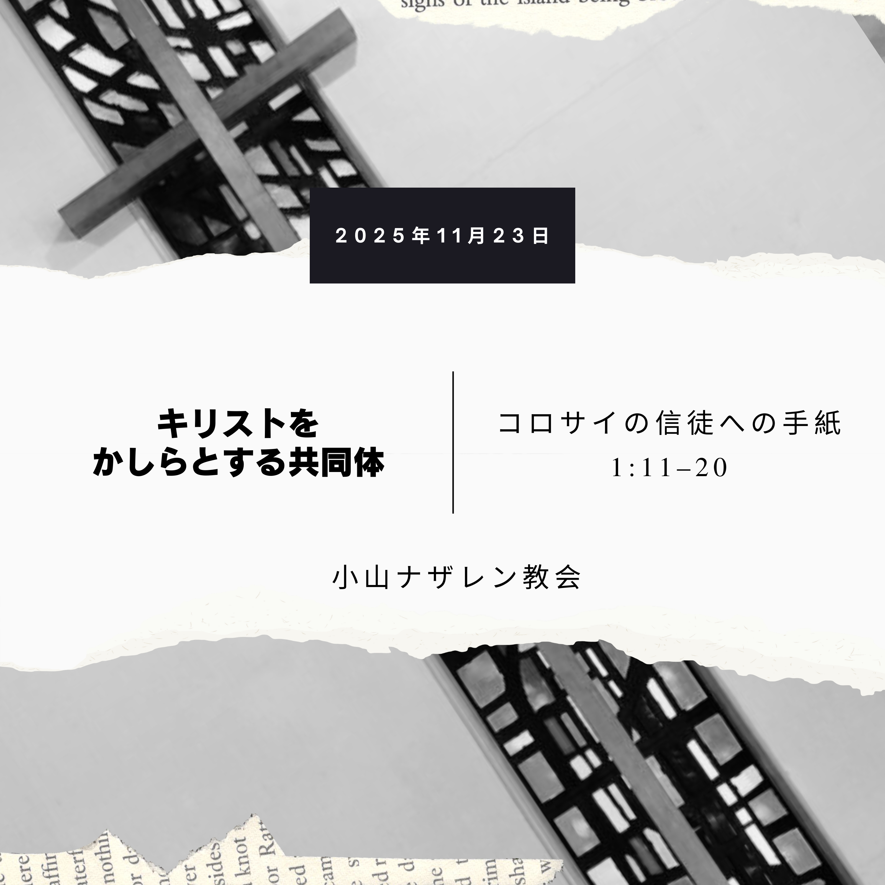 キリストをかしらとする共同体（稲葉奈々） – コロサイ 1:11–20 episode artwork