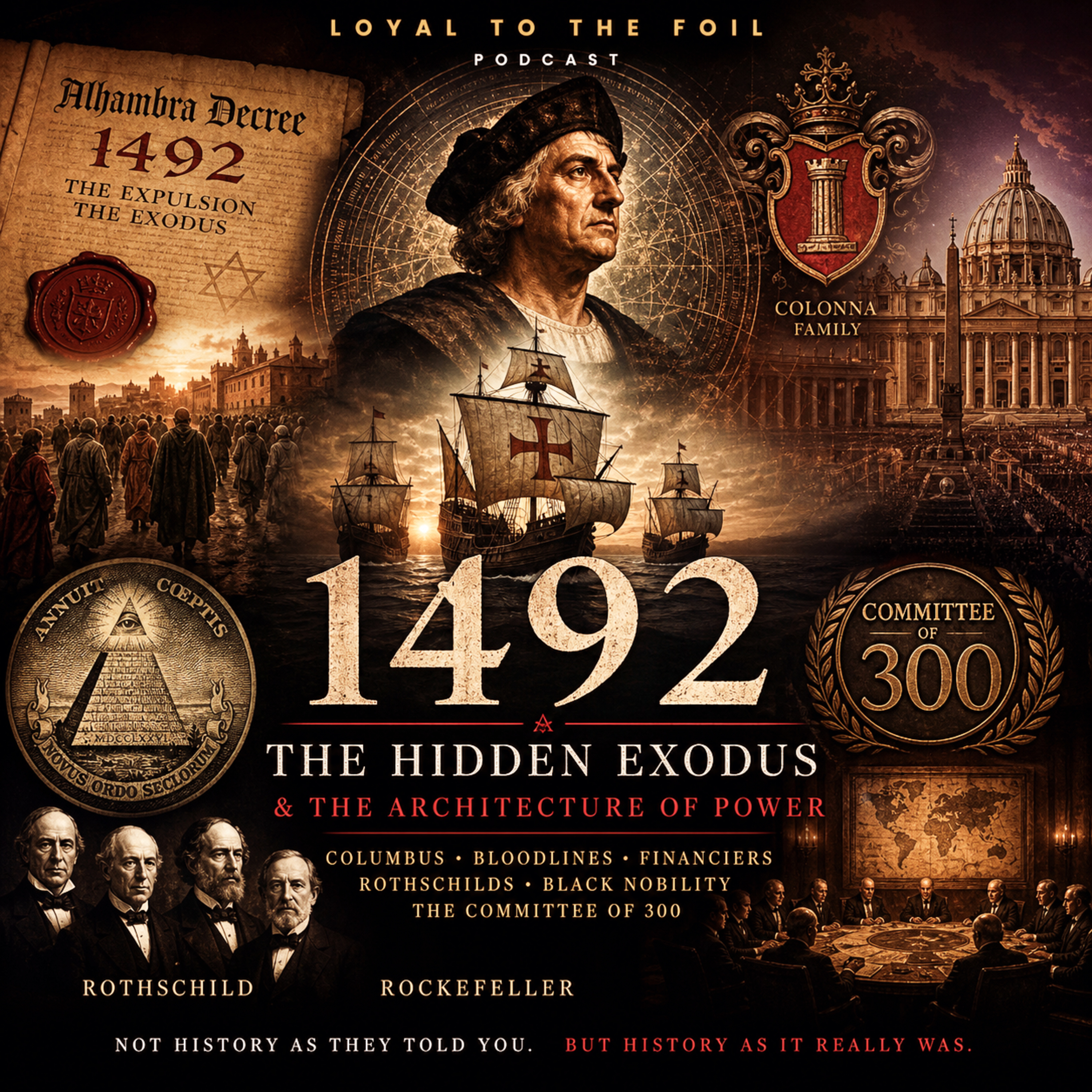 Christopher Columbus - Sephardic Secrets & the 1492 Cover Story episode artwork
