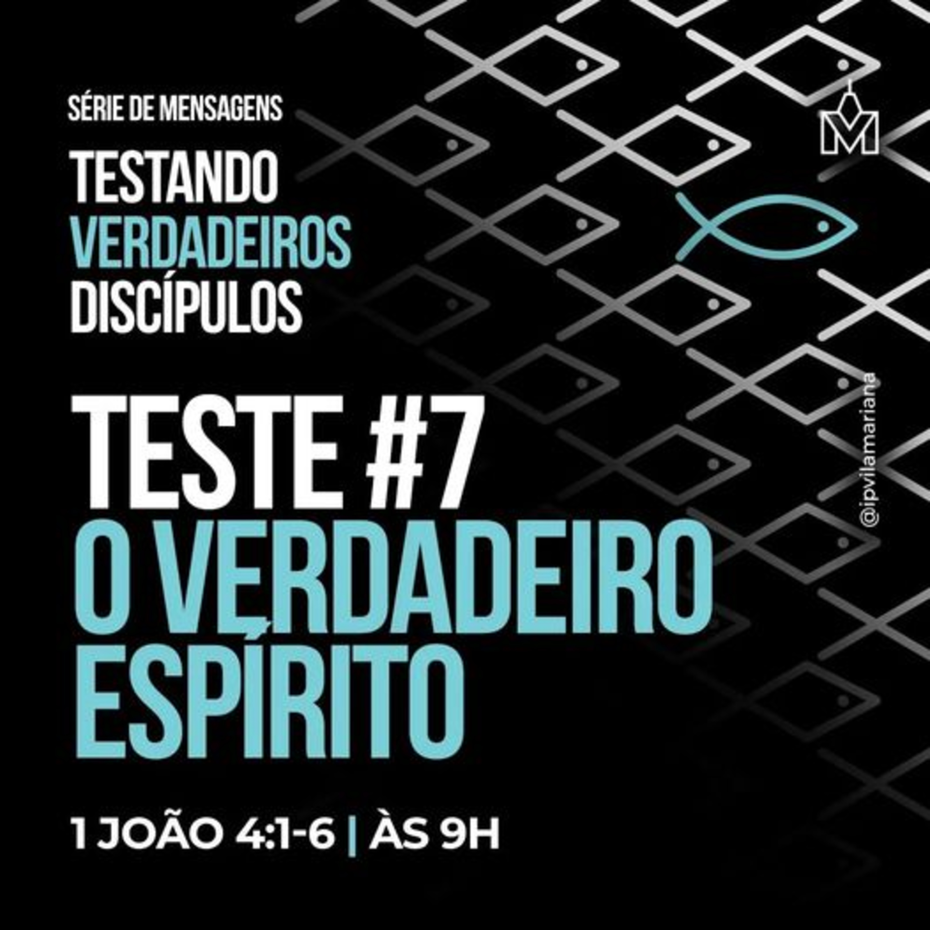 Série: Testando Verdadeiros Discípulos - #7 - O Verdadeiro Espírito - Rev. Eduardo Ribeiro episode artwork