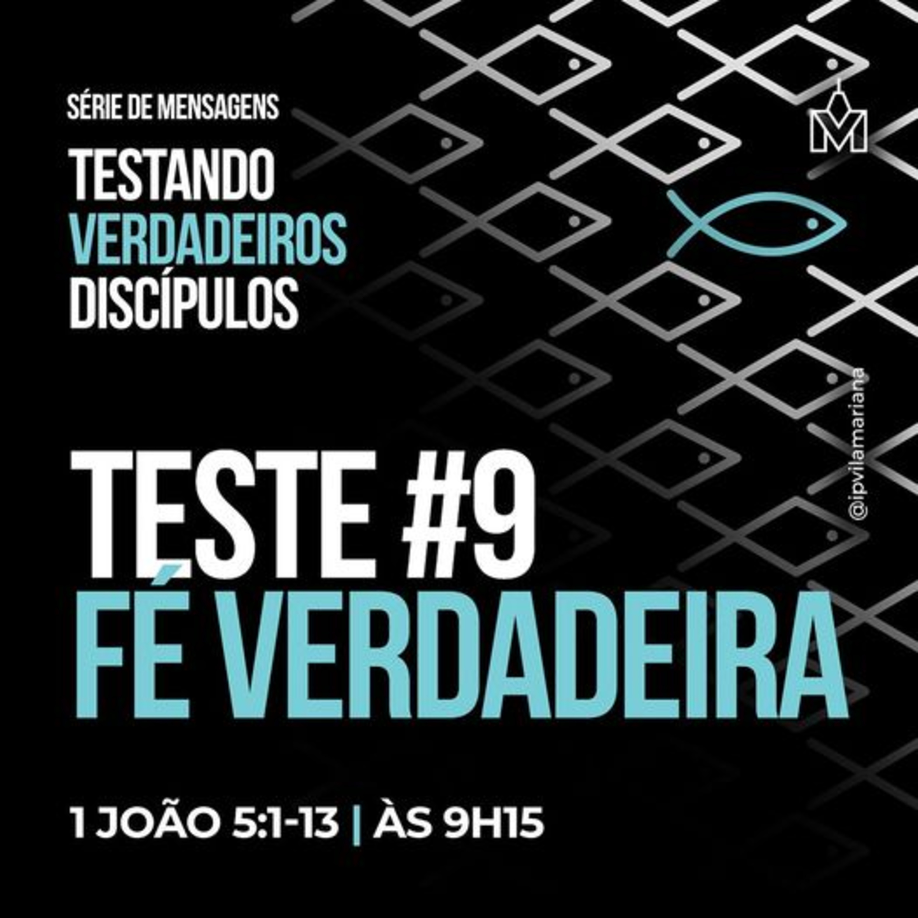 Série: Testando Verdadeiros Discípulos - #9 - Fé Verdadeira - Rev. Eduardo Ribeiro episode artwork