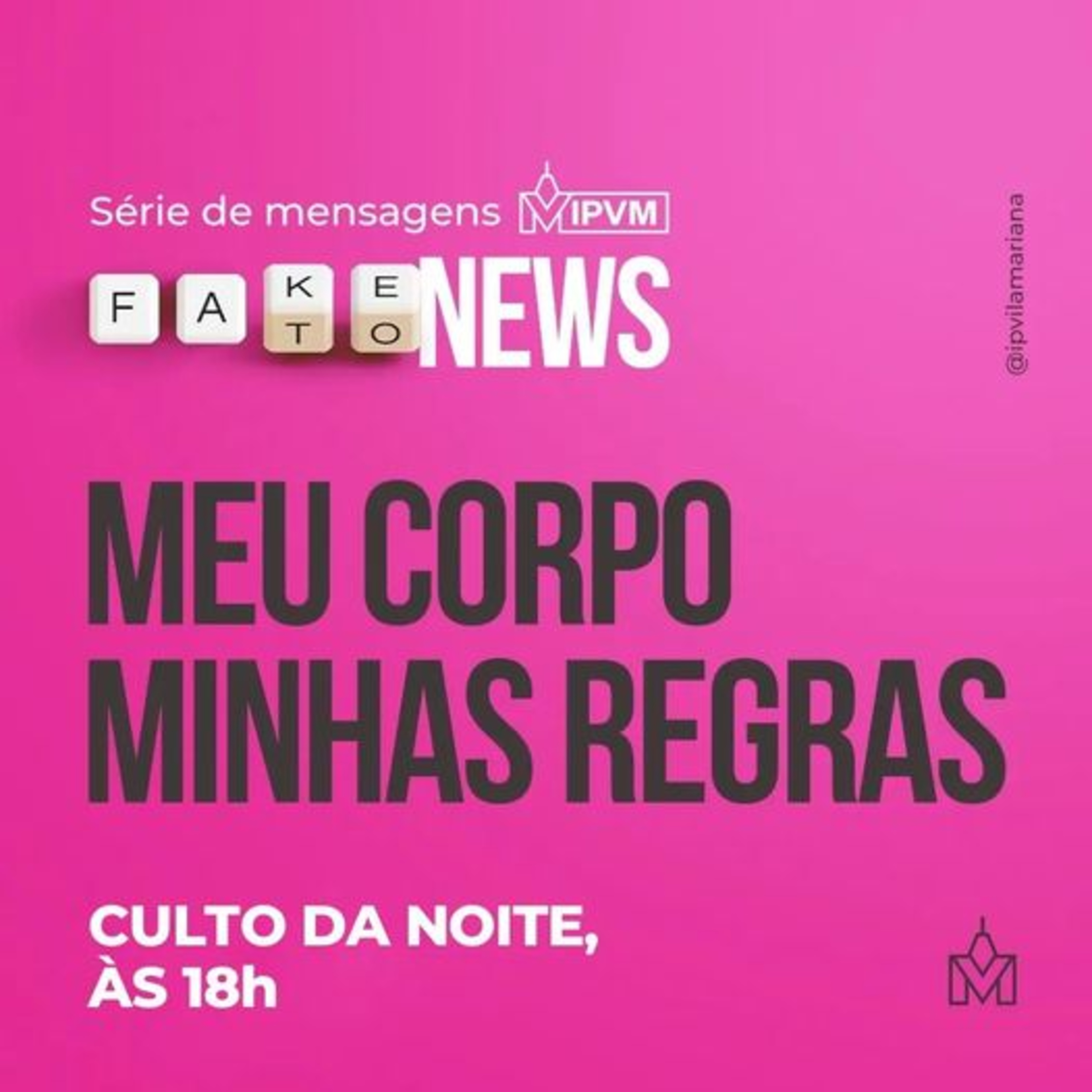 Série: Fake News - #1 - Meu corpo minhas regras - Rev. Gustavo Bacha episode artwork