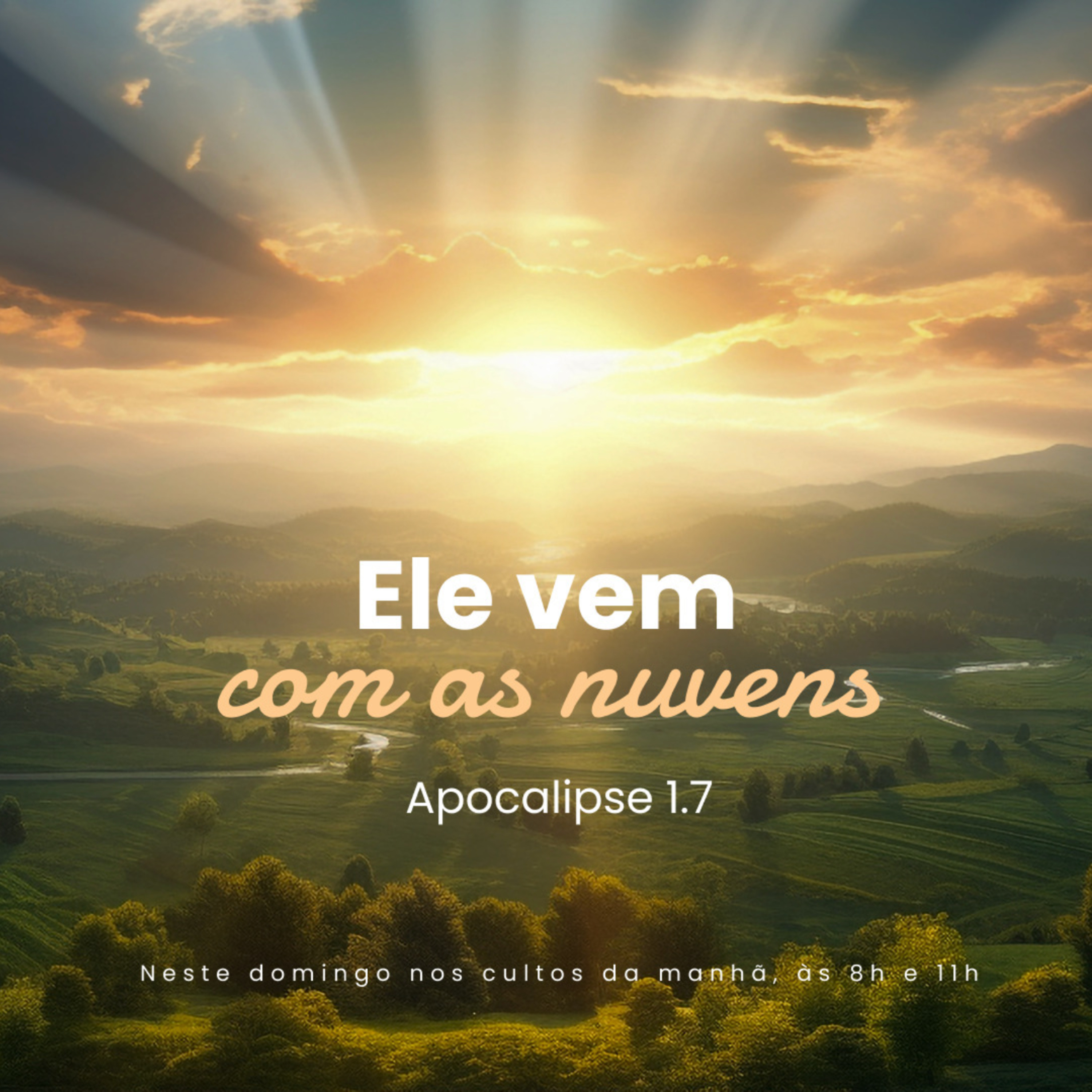 Ele vem com as nuvens - Rev. Eduardo Ribeiro