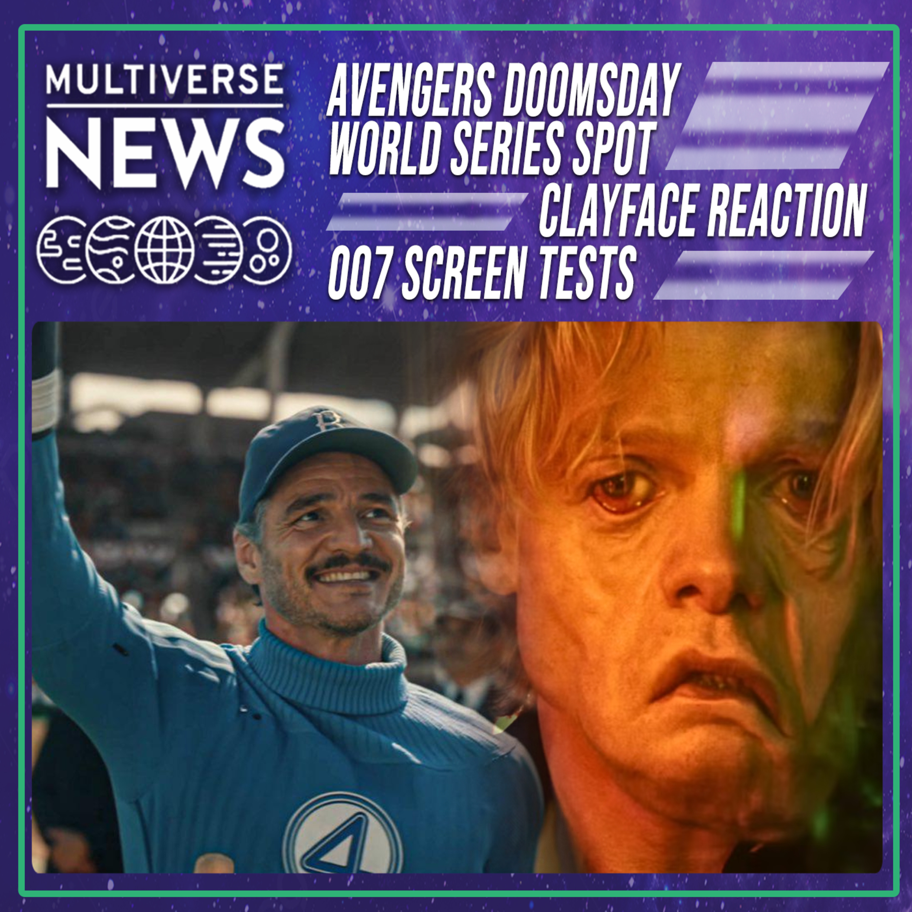 Doomsday at the World Series, Clayface Wins the Weekend, Bond Narrows the Field episode artwork