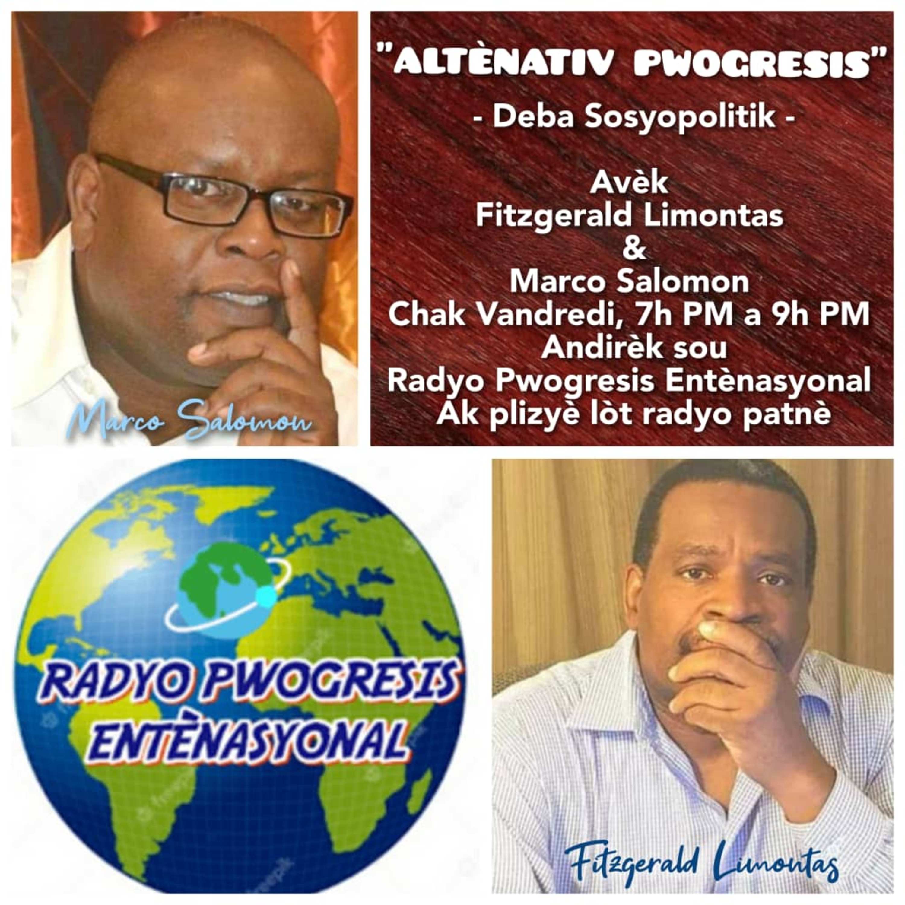 ALTENATIV PWOGRESIS No.2 - avec Marco Salomon & Fitzgérald Limontas - Vendredi 18 Août 2023 episode artwork