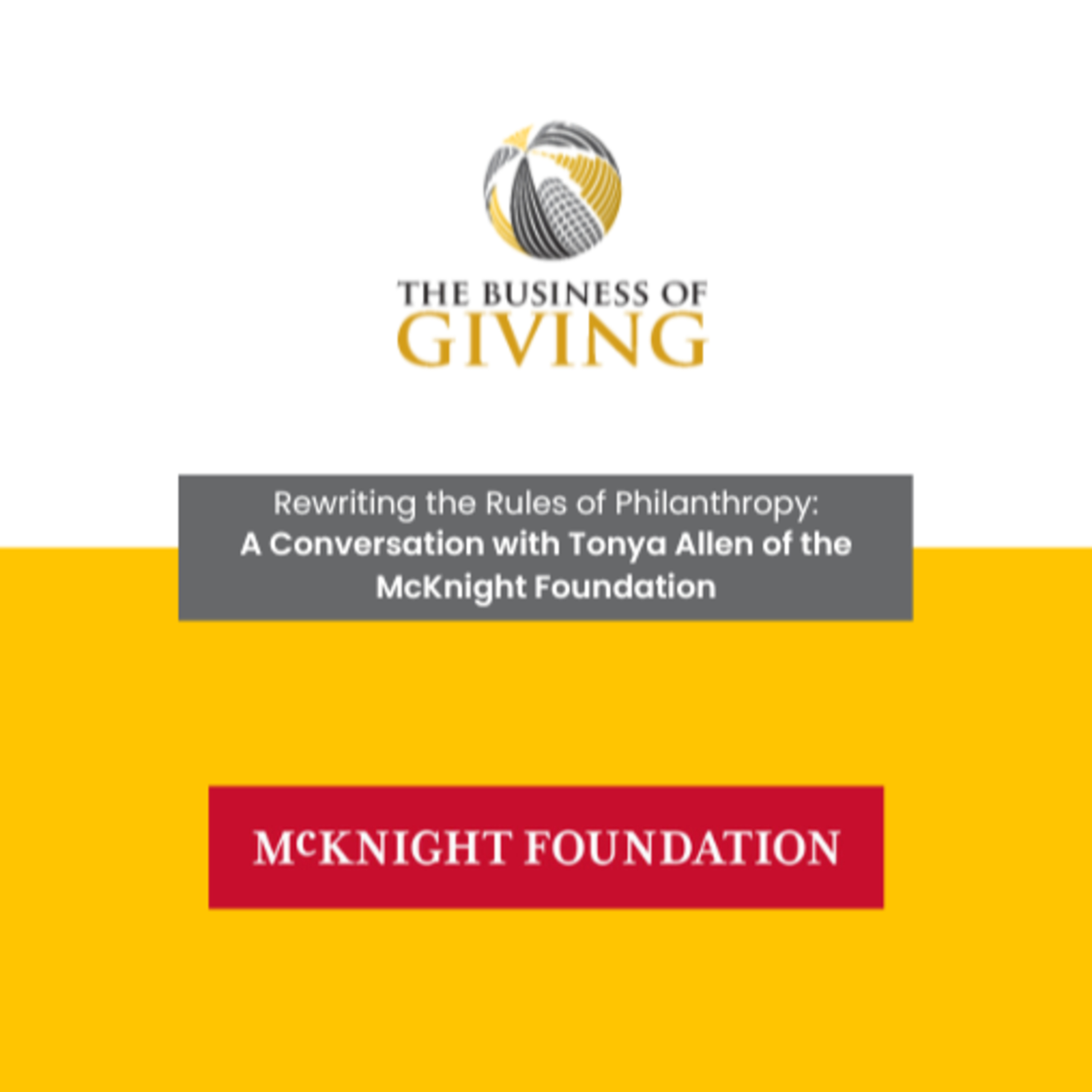 The Business of Giving