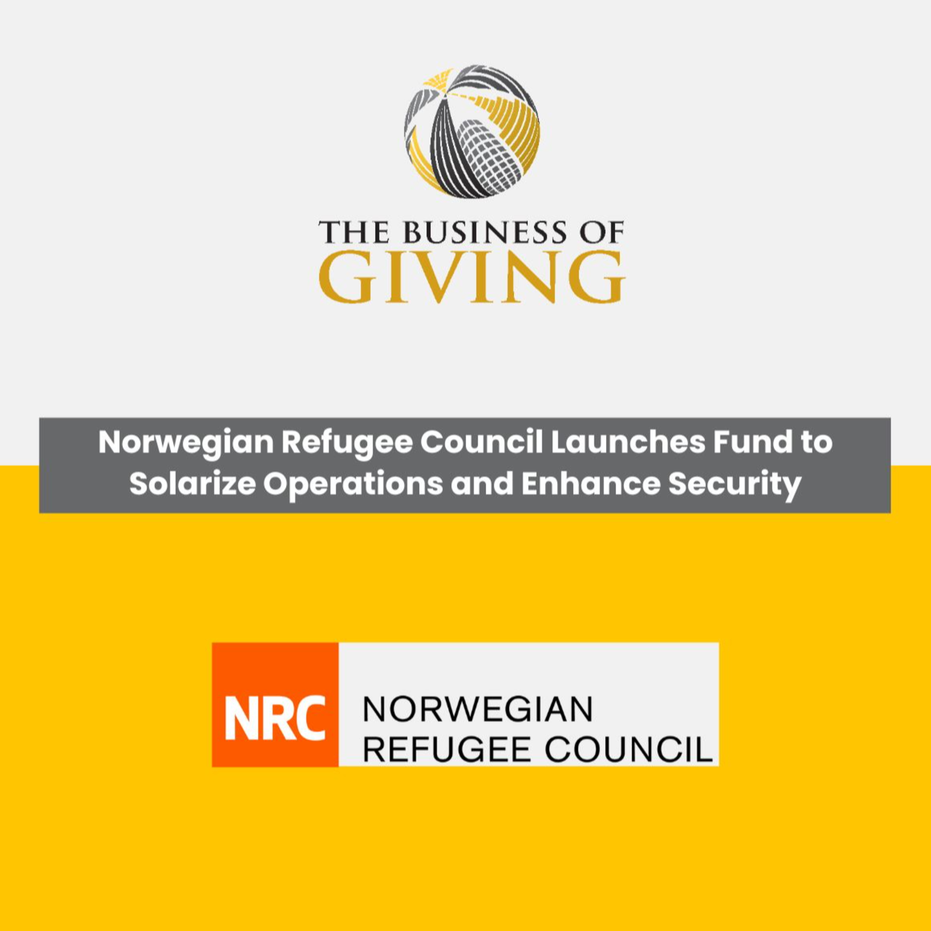Norwegian Refugee Council Launches Fund to Solarize Operations and Enhance Security episode artwork