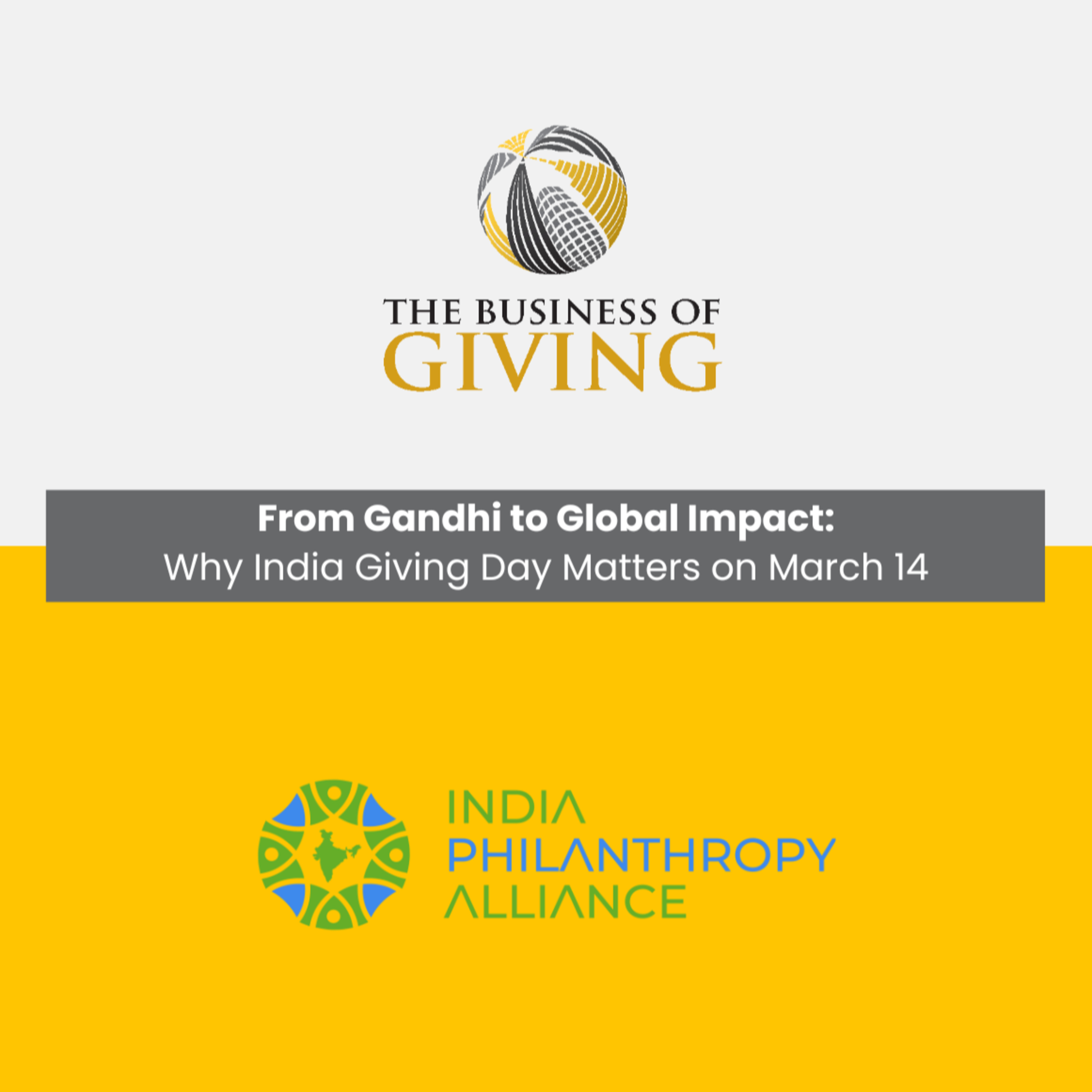 From Gandhi to Global Impact: Why India Giving Day Matters on March 14 episode artwork