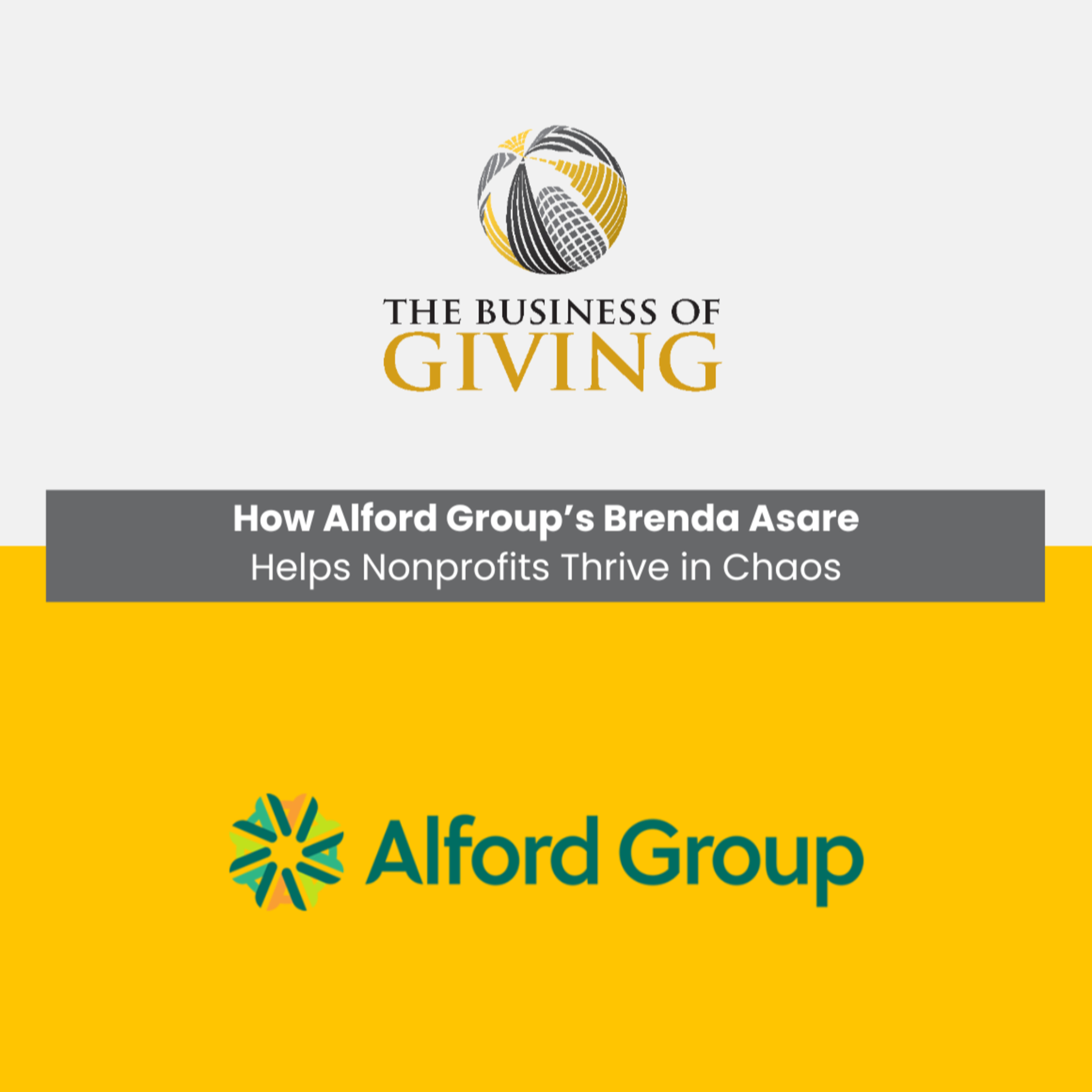 How Alford Group’s Brenda Asare Helps Nonprofits Thrive in Chaos episode artwork