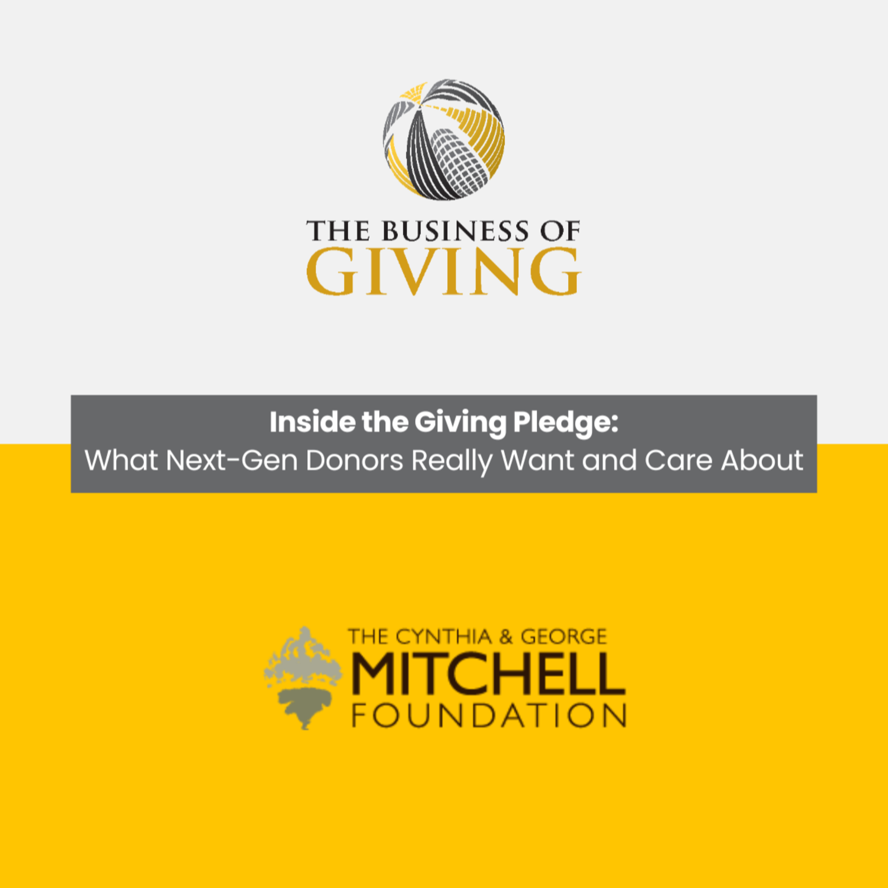 Inside the Giving Pledge: What Next-Gen Donors Really Want and Care About episode artwork