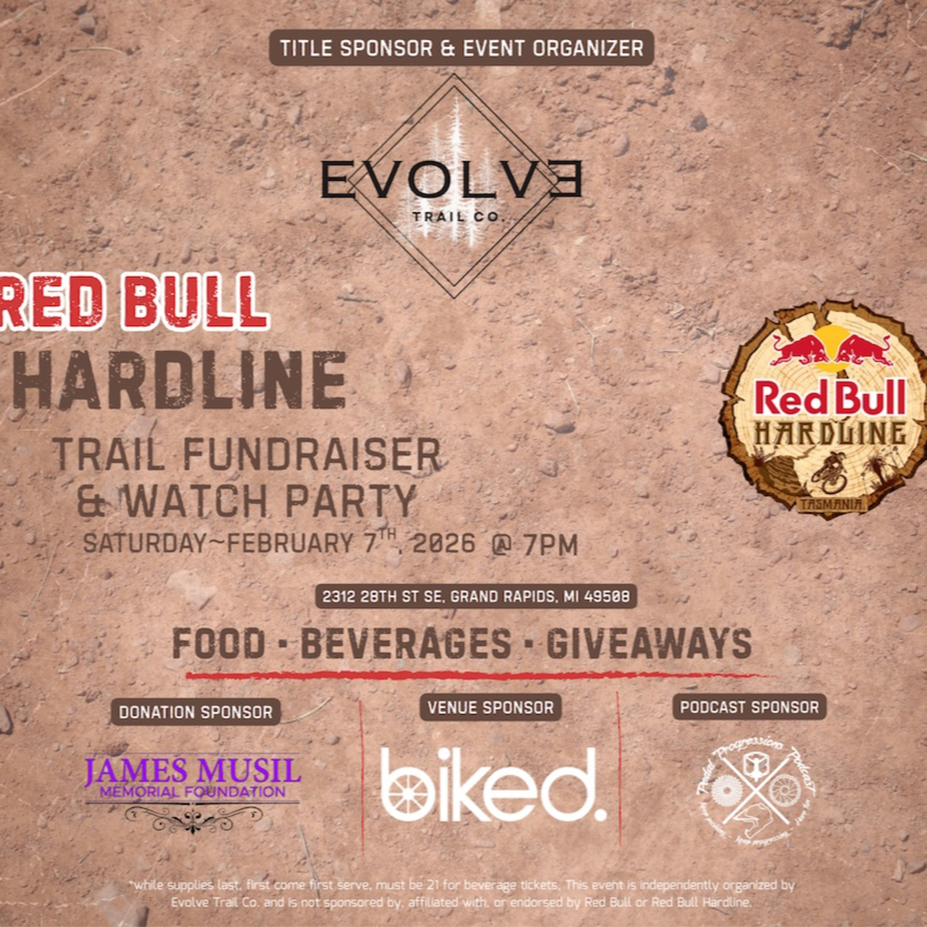 The Evolve Red Bull Hardline Pre-Party and live show hosted by Biked episode artwork