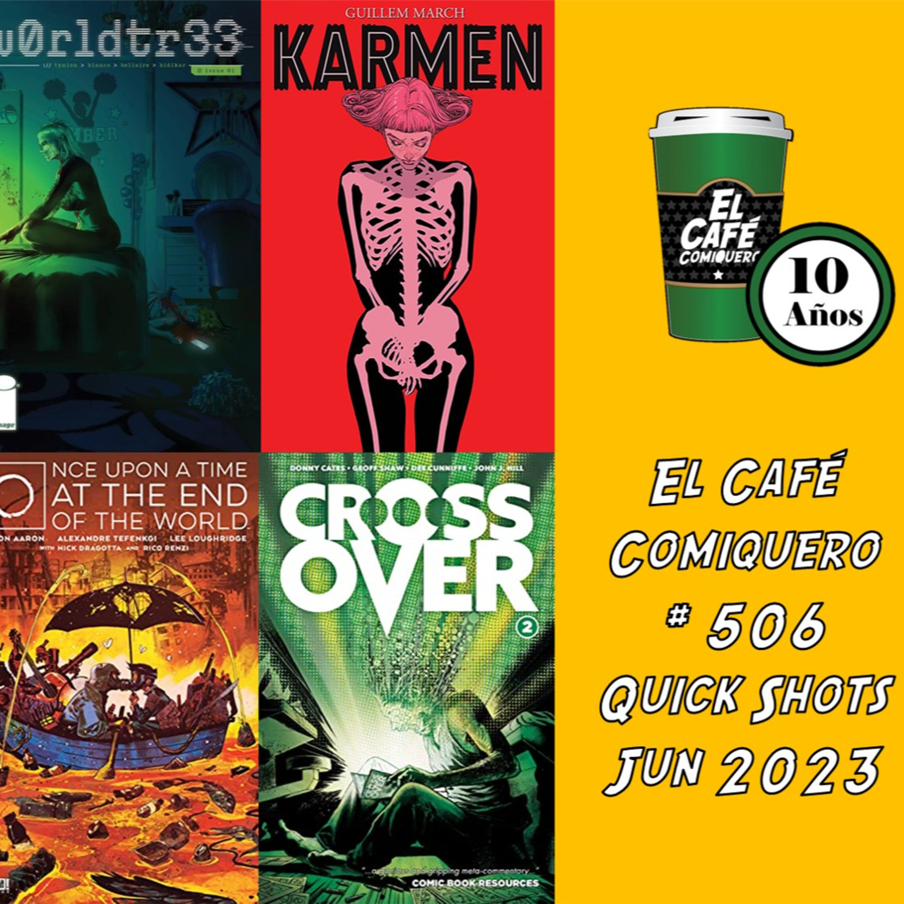 Portada de El Café Comiquero