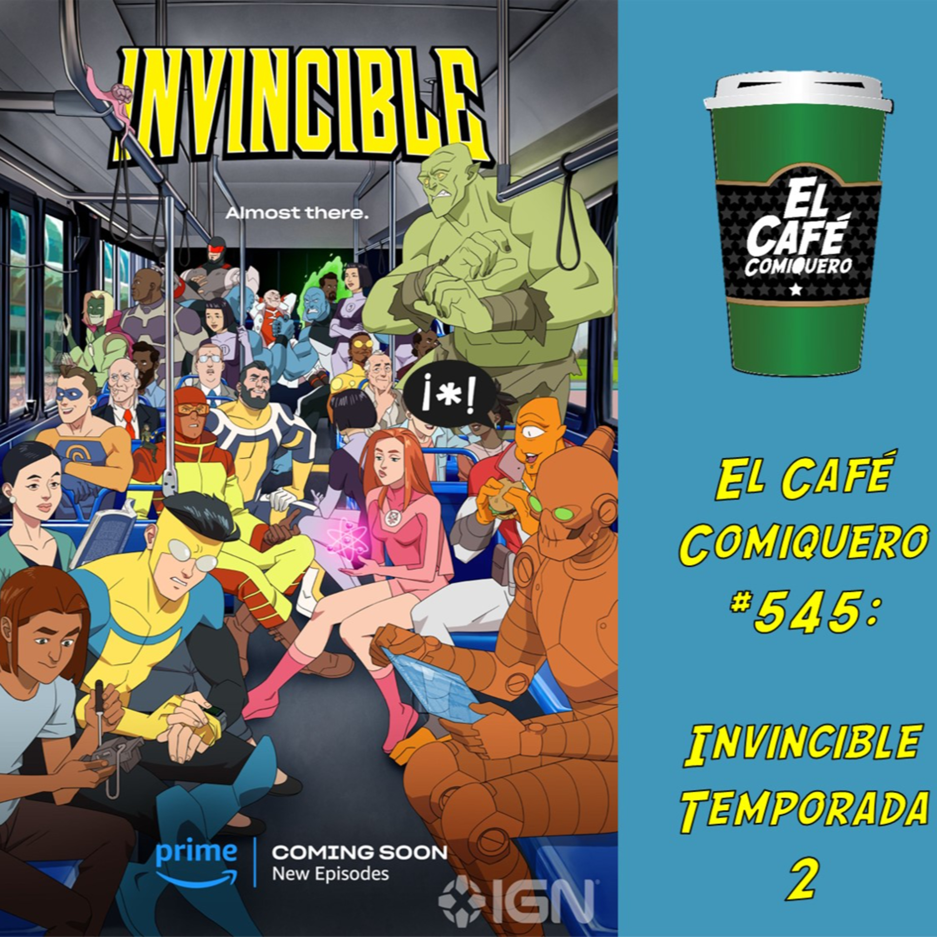 Portada de El Café Comiquero