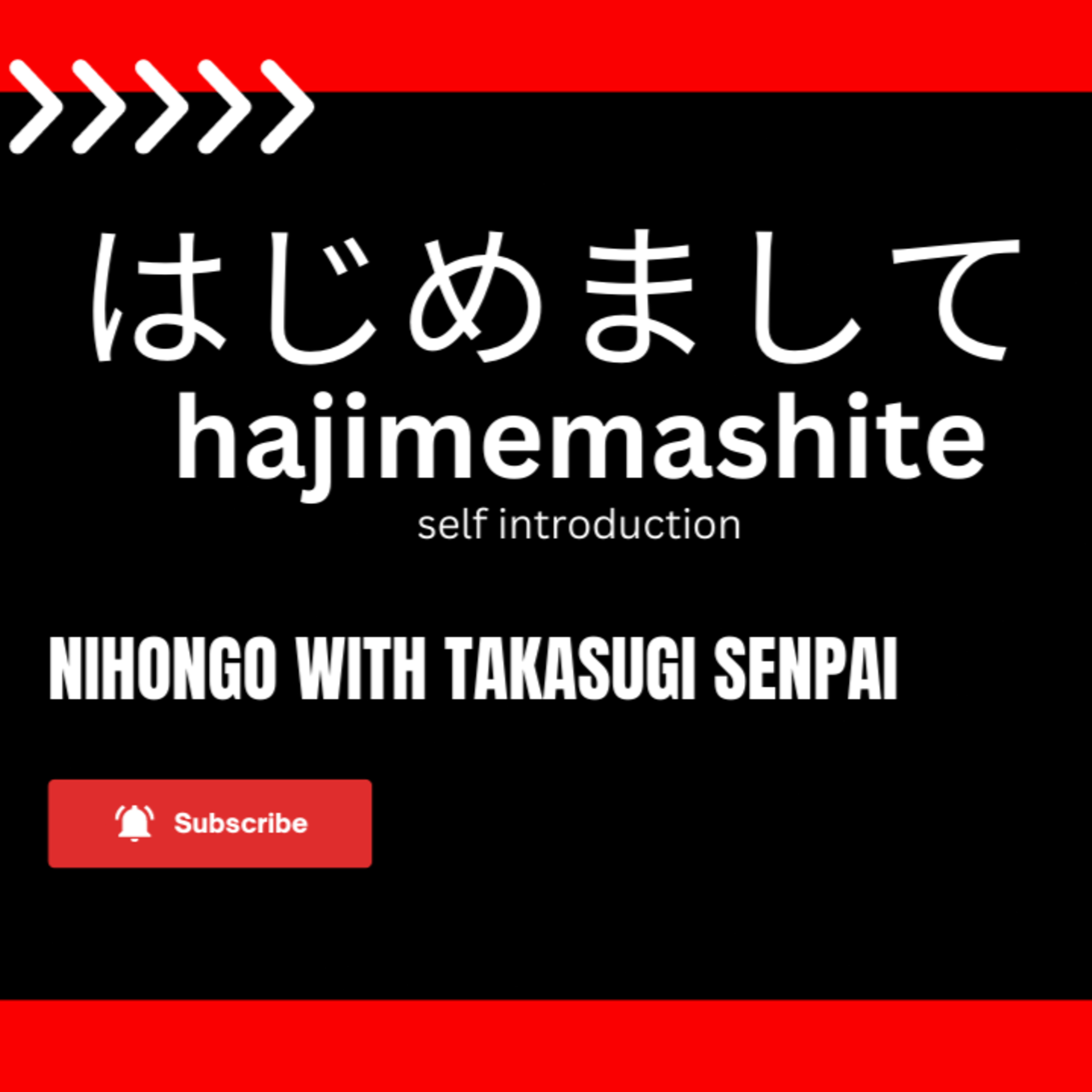 Nihongo with Takasugi senpai