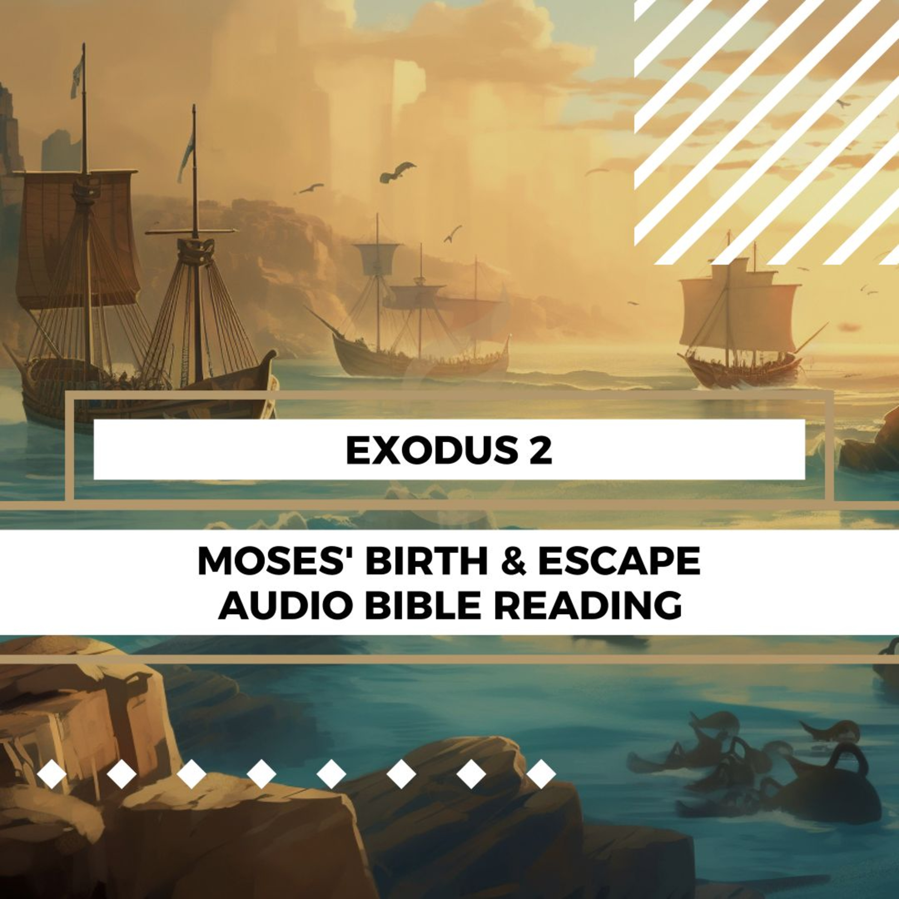 Exodus 2: Moses' Birth and Escape - Clear & Engaging Audio Bible Reading | Pharaoh's Decree, Moses' Rescue, and God's Plan episode artwork