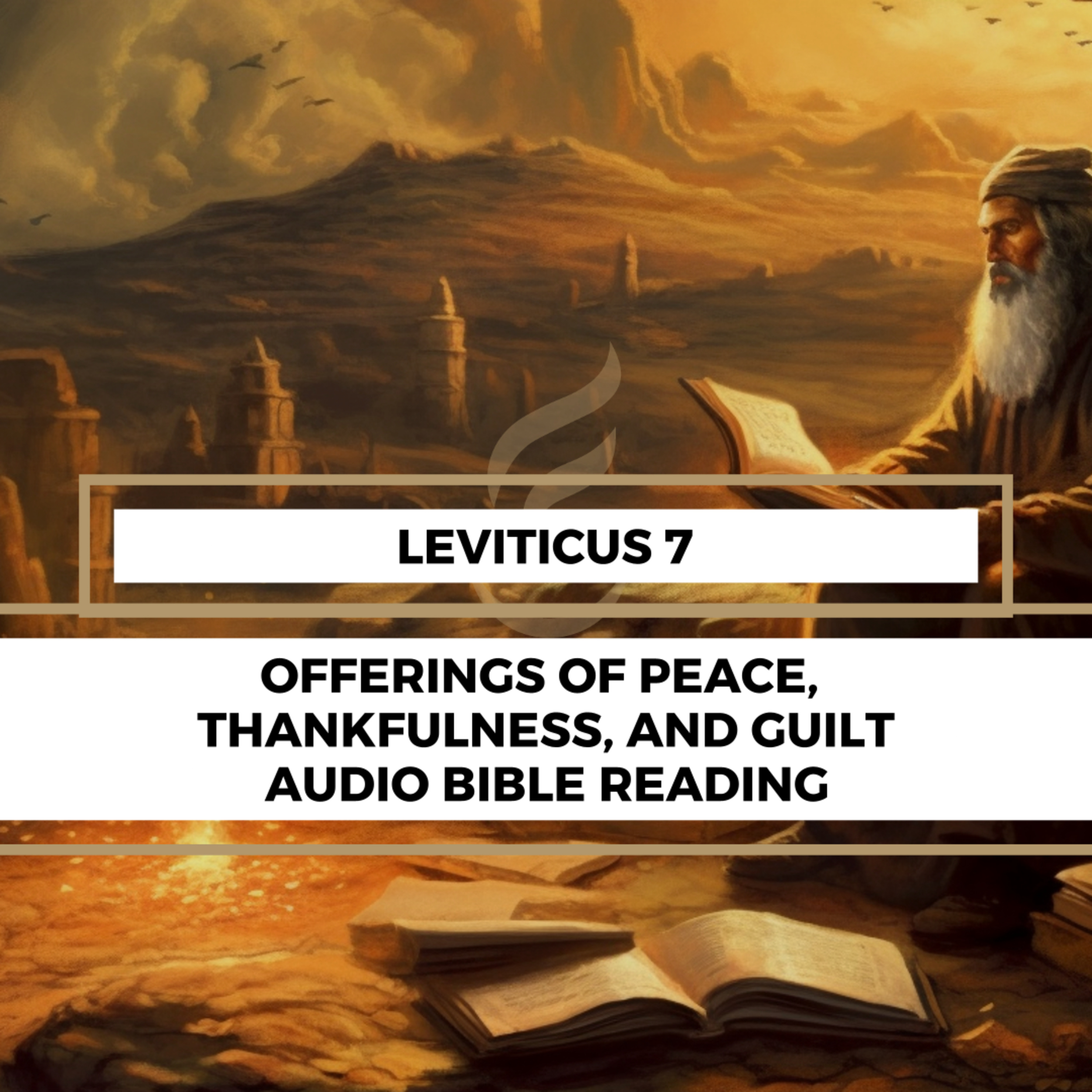 Leviticus 7: Offerings of Peace, Thankfulness, and Guilt - Clear & Engaging Audio Bible Reading | Laws on Sharing, Eating, and Atoning episode artwork