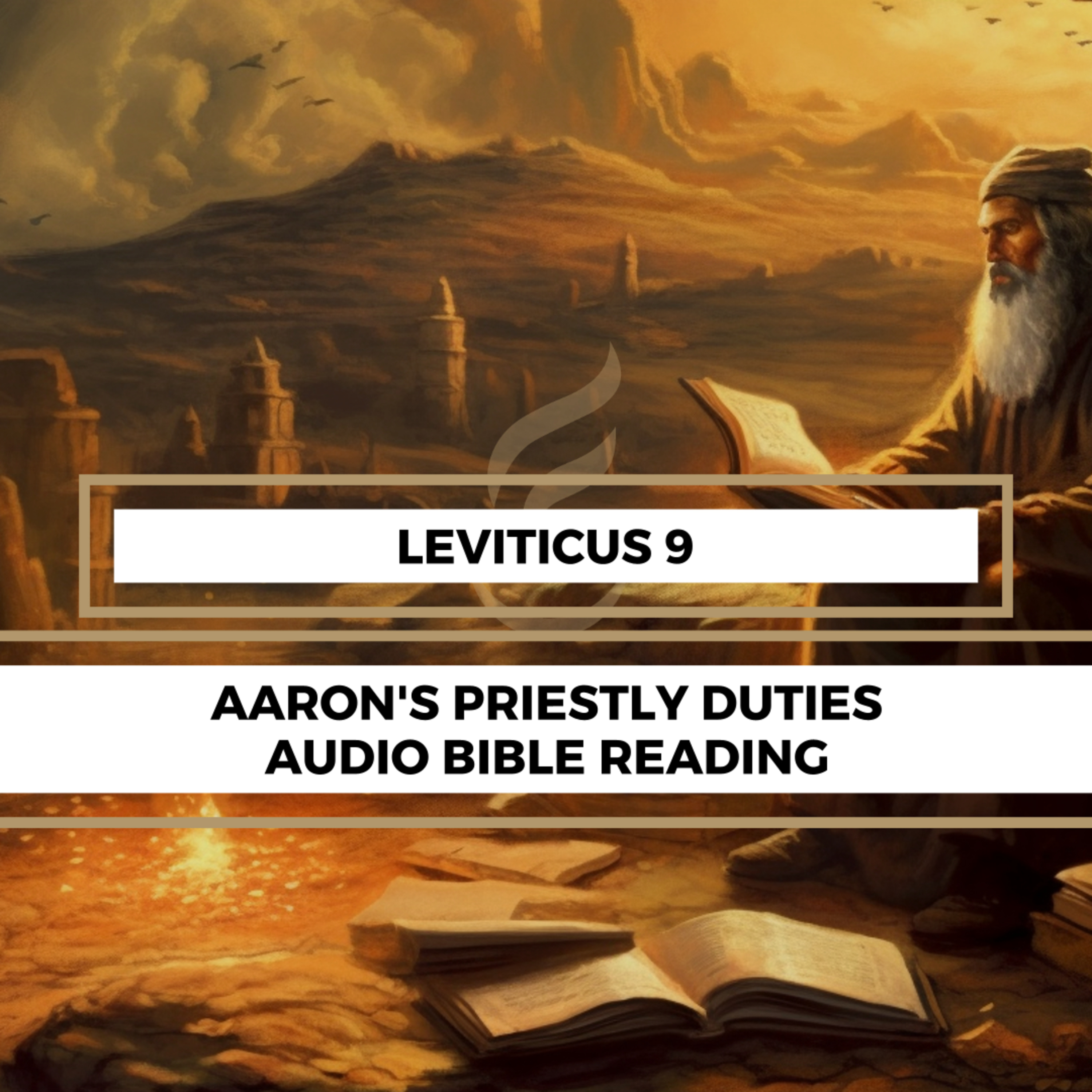 Leviticus 9: Aaron's Priestly Duties - Clear & Engaging Audio Bible Reading | Consecration, Sacrifices, and God's Glory Filling the Tabernacle episode artwork