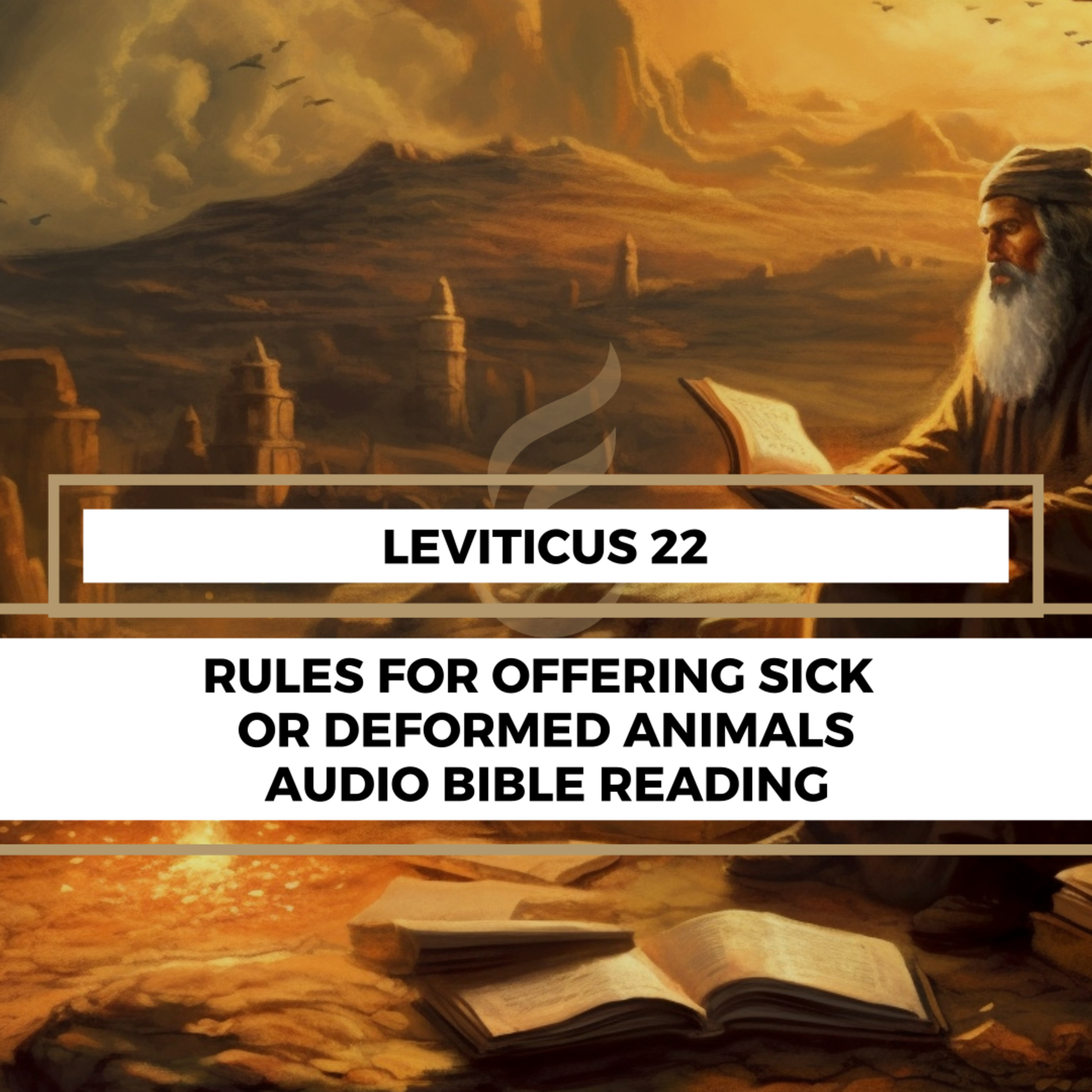 Leviticus 22: Rules for Offering Sick or Deformed Animals - Clear & Engaging Audio Bible Reading | Importance of Keeping God's Standards for Worship and Sacrifices episode artwork