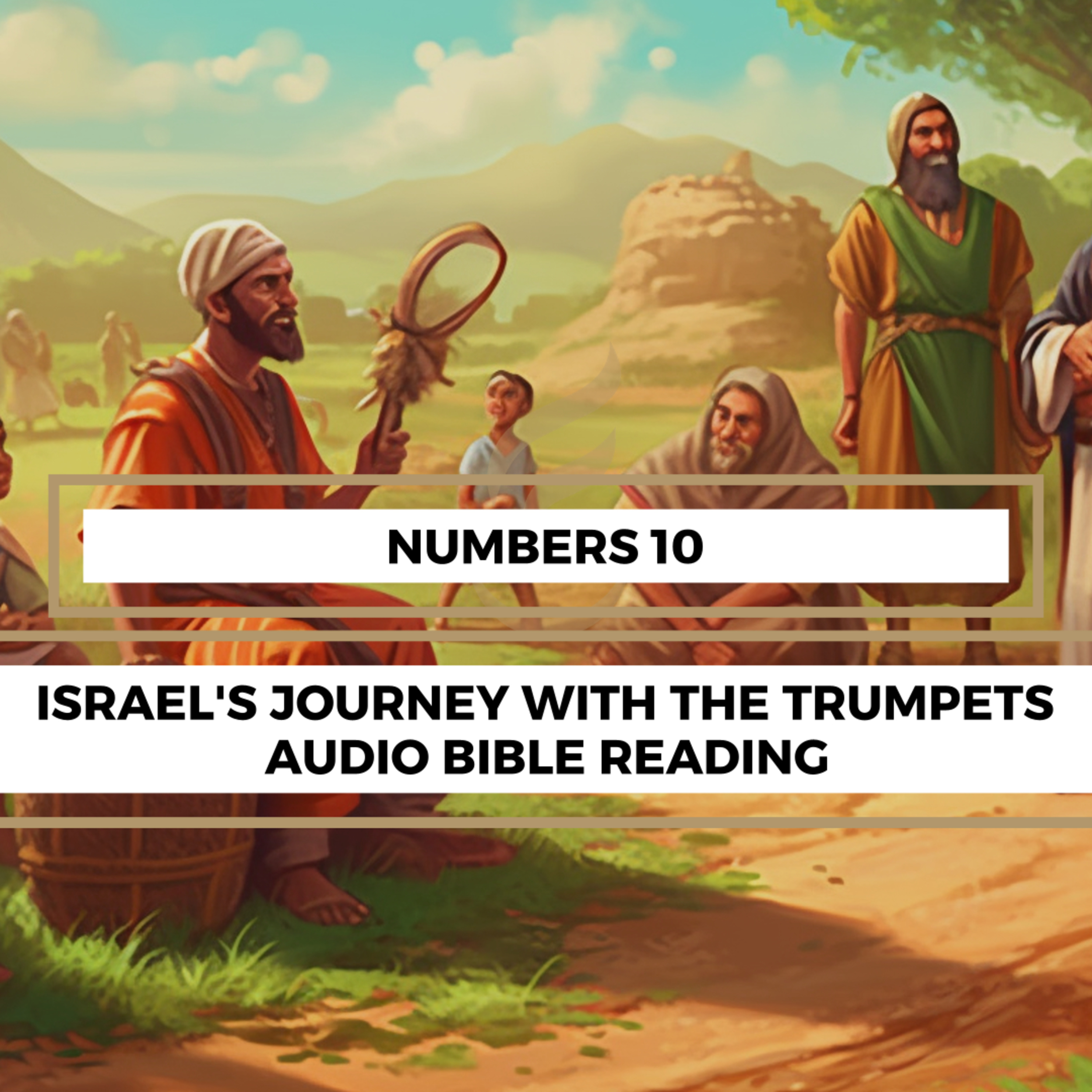 Numbers 10: Israel's Journey with the Trumpets - Clear & Engaging Audio Bible Reading | Departure from Sinai, Guidance from God, and Preparations for War episode artwork