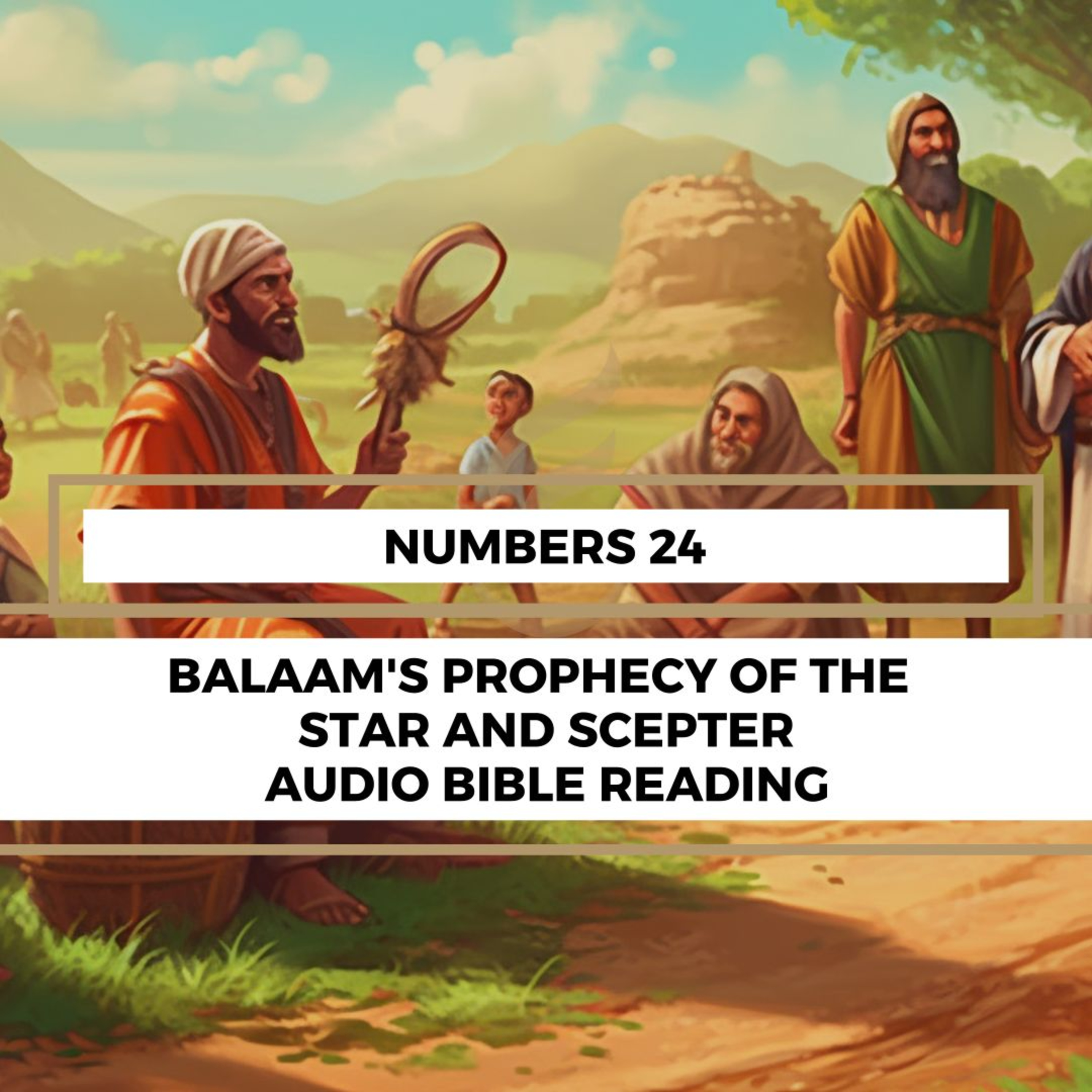 Numbers 24: Balaam's Prophecy of the Star and Scepter - Clear & Engaging Audio Bible Reading | Blessings, Future Events, and Prophecies episode artwork