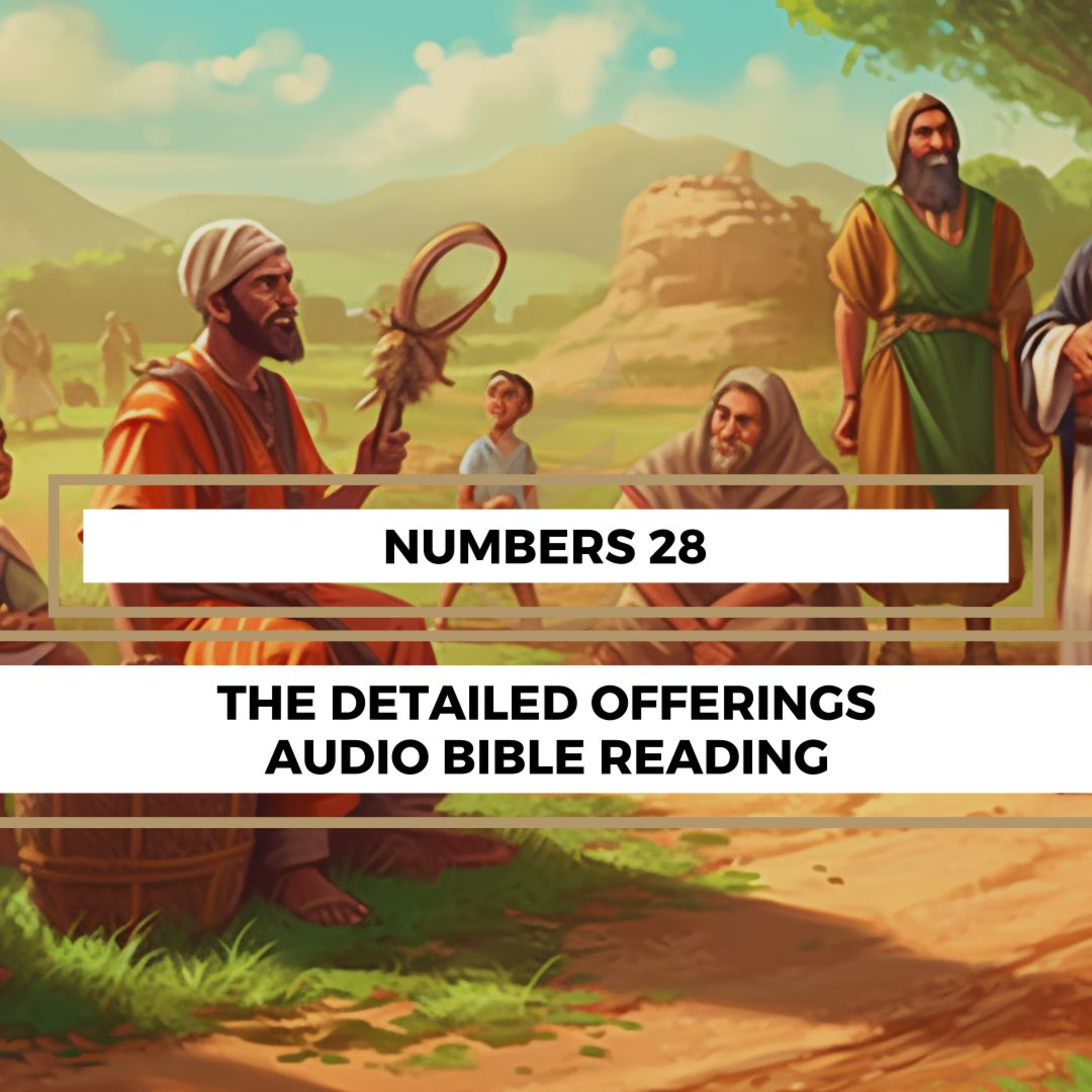 Numbers 28: The Detailed Offerings - Clear & Engaging Audio Bible Reading | Understanding the Sacrifices and Their Importance episode artwork