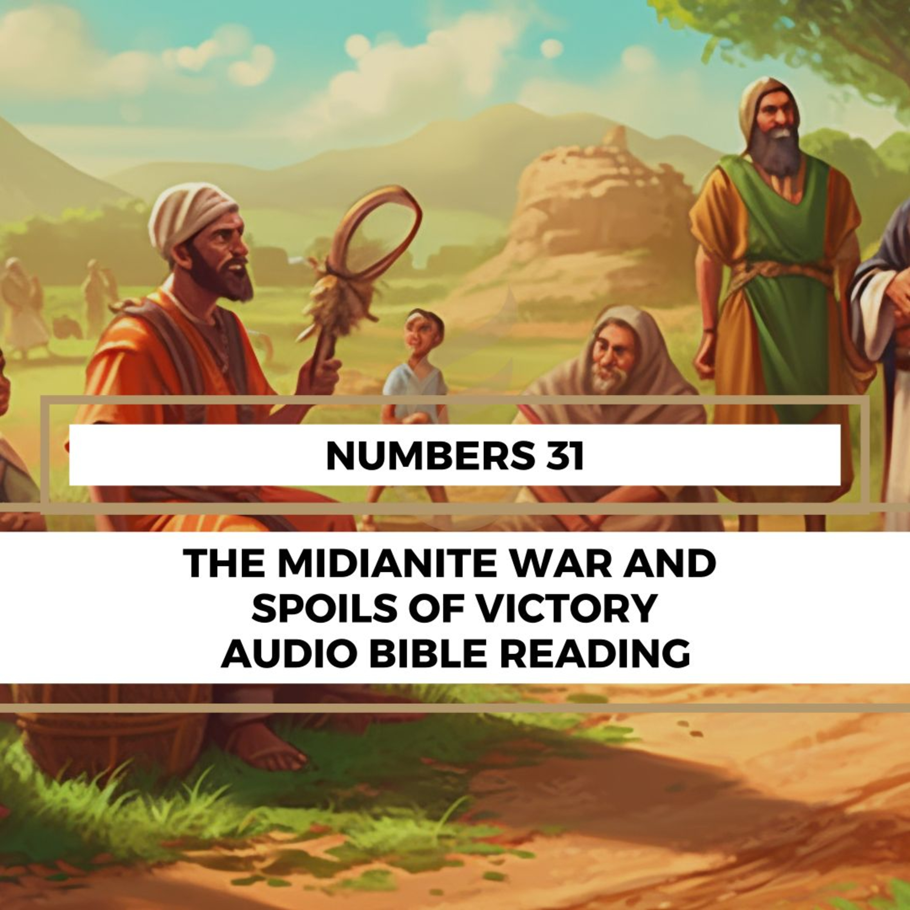 Numbers 31: The Midianite War and Spoils of Victory - Clear & Engaging Audio Bible Reading | Divine Retribution, Moses' Command, and the Division of Booty episode artwork