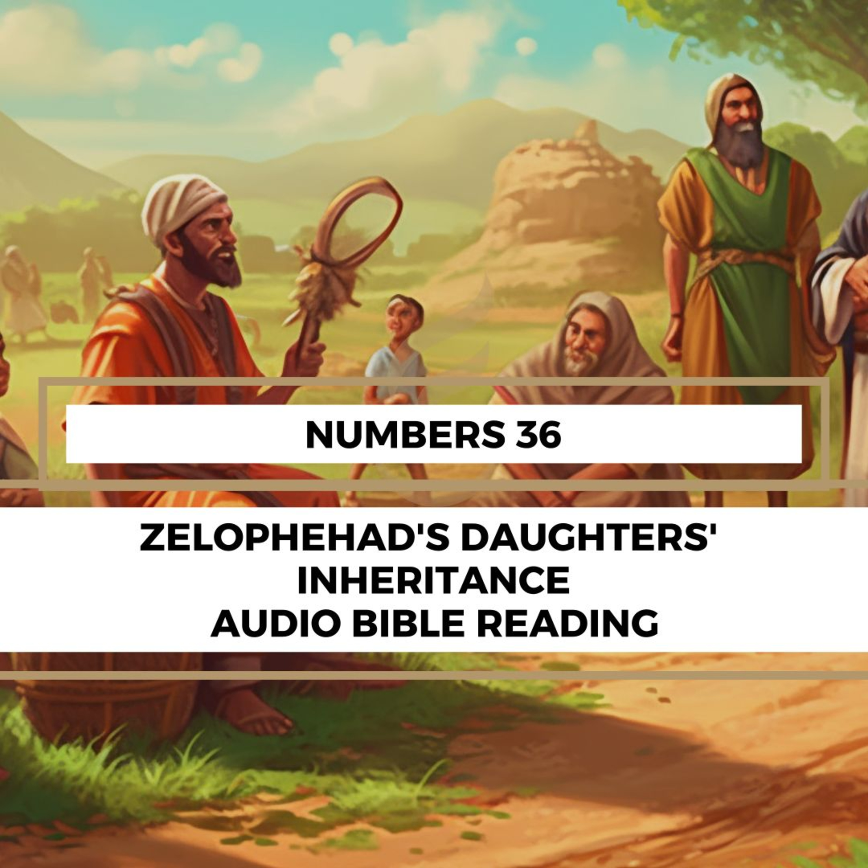 Numbers 36: The Daughters of Zelophehad Receive Their Inheritance - Clear & Engaging Audio Bible Reading | Women's Rights, Tribal Lands, and God's Justice episode artwork