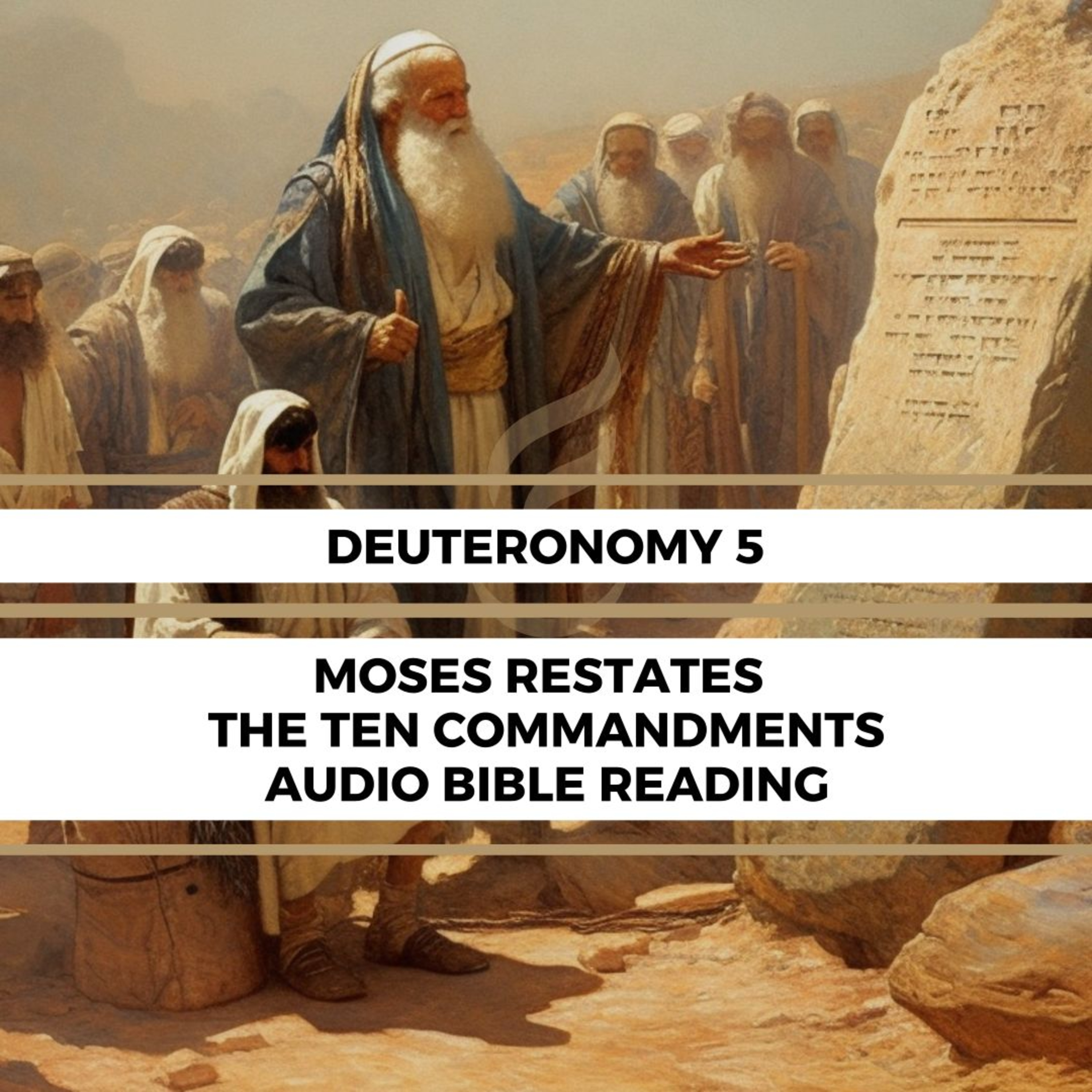 Deuteronomy 5: Moses Restates The Ten Commandments - Clear & Engaging Audio Bible Reading | The Covenant Renewed, God's Grace, Obedience and Blessings episode artwork