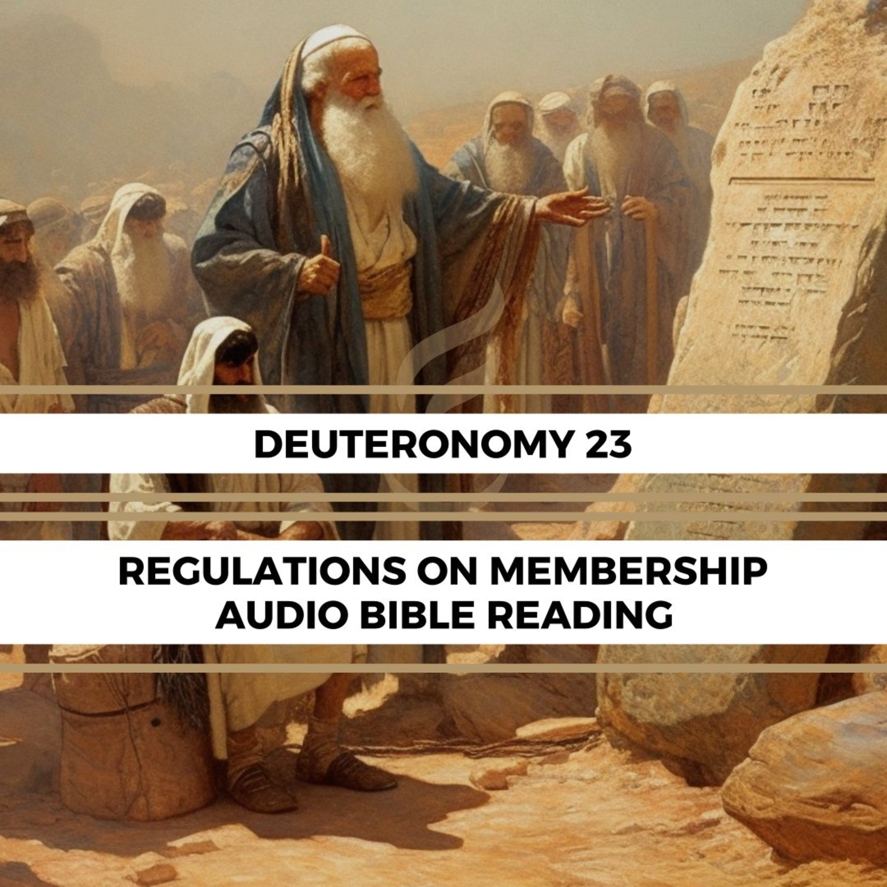 Deuteronomy 23: Regulations on Membership - Clear & Engaging Audio Bible Reading | Laws on Exclusion, Inclusion, and Sanctity episode artwork