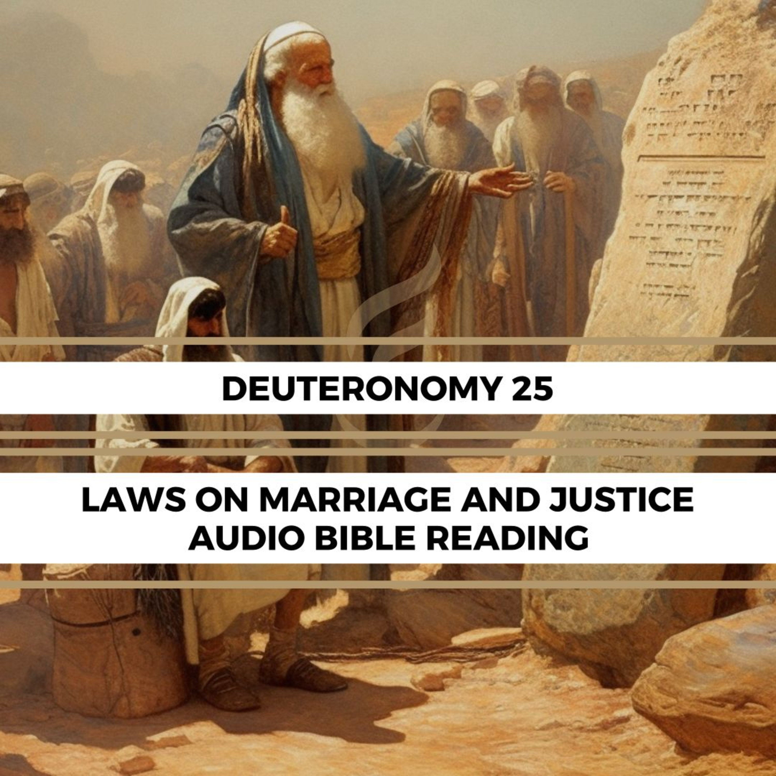 Deuteronomy 25: Laws on Marriage and Justice - Clear & Engaging Audio Bible Reading | Respect for Women and Fair Judgement episode artwork