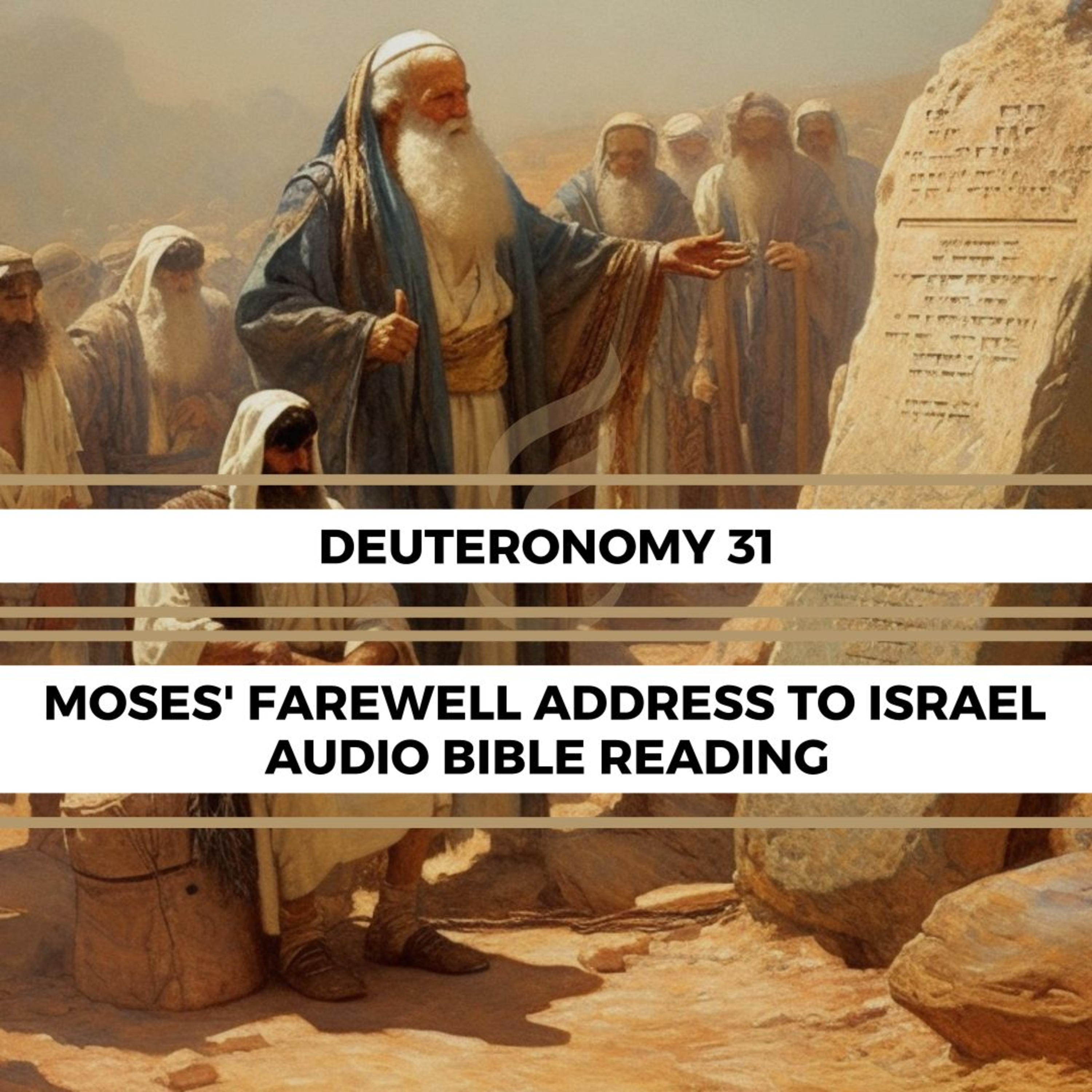 Deuteronomy 31: Moses' Farewell Address to Israel - Clear & Engaging Audio Bible Reading | Joshua's Commissioning and Exhortation to Obey God episode artwork