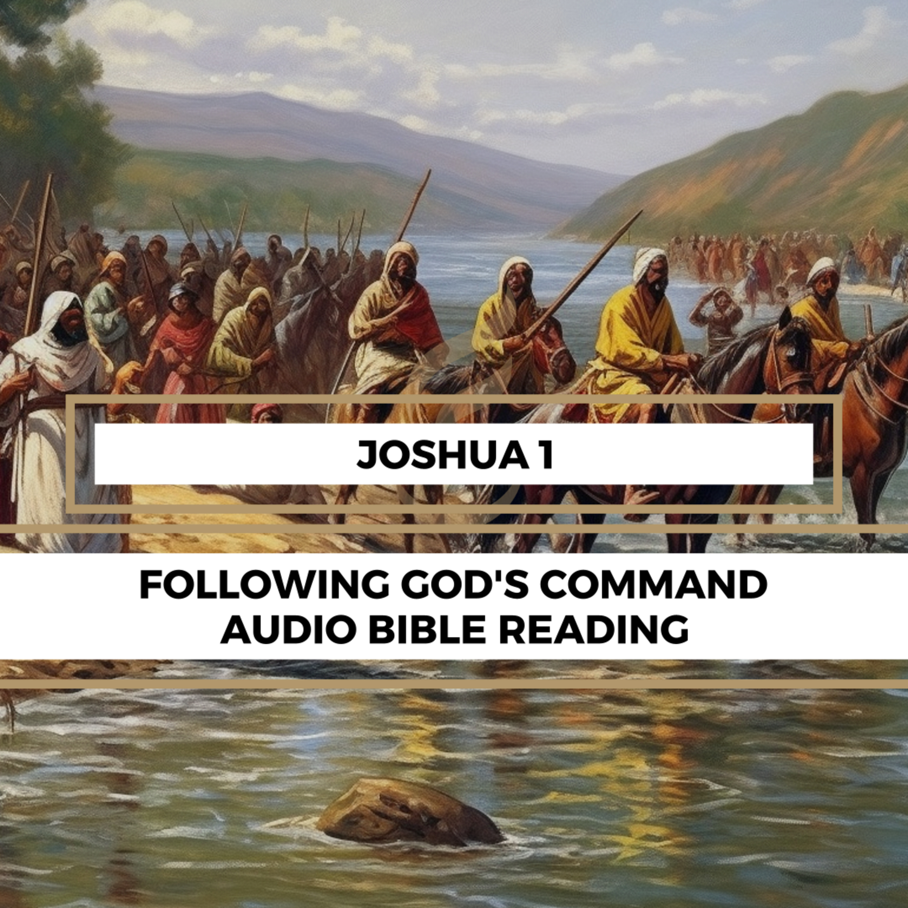 Joshua 1: Following God's Command - Clear & Engaging Audio Bible Reading | The Leadership Transition, Vital Instructions, and the Promised Land episode artwork