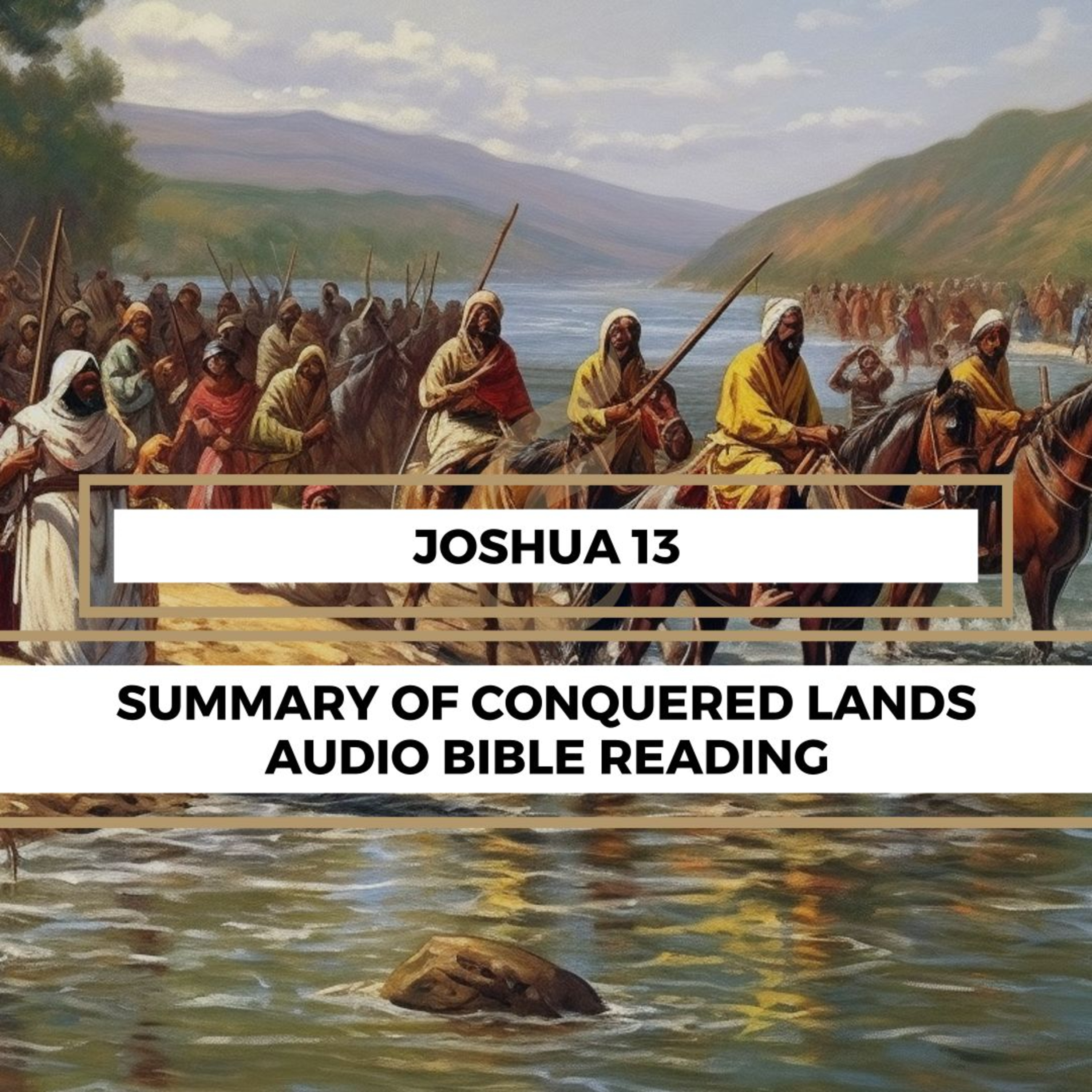 Joshua 13: Summary of Conquered Lands - Clear & Engaging Audio Bible Reading | Division of Jordan, Inheritance of Tribes, and God's Faithfulness episode artwork