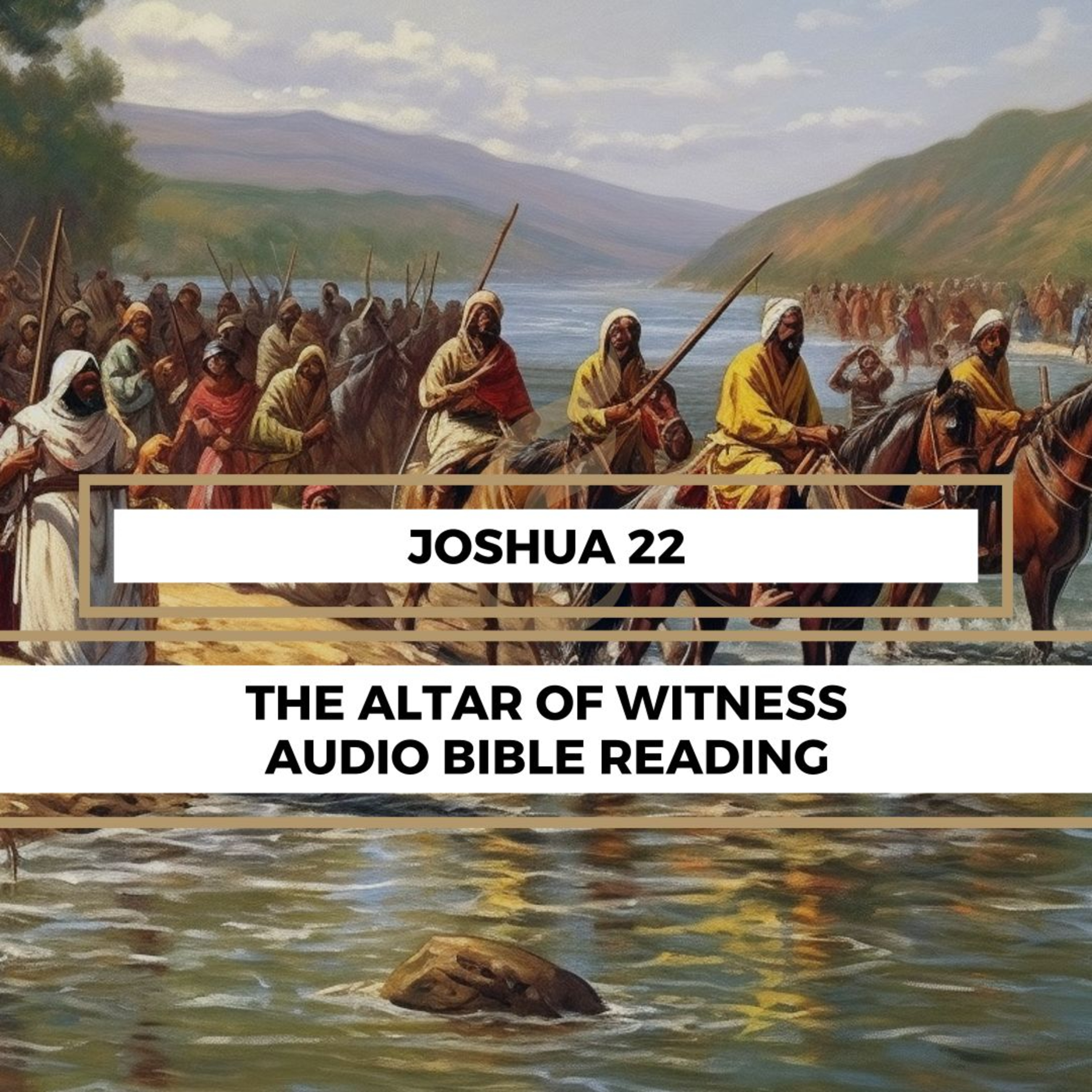 Joshua 22: The Altar of Witness - Clear & Engaging Audio Bible Reading | The Eastern Tribes Build Their Altar and are Reconciled with the Other Tribes episode artwork
